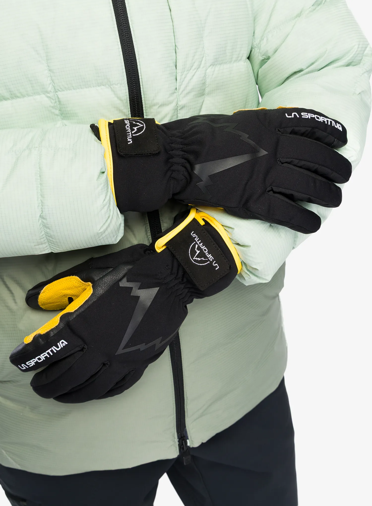 Handschuhe La Sportiva Ski Touring Gloves - black/yellow