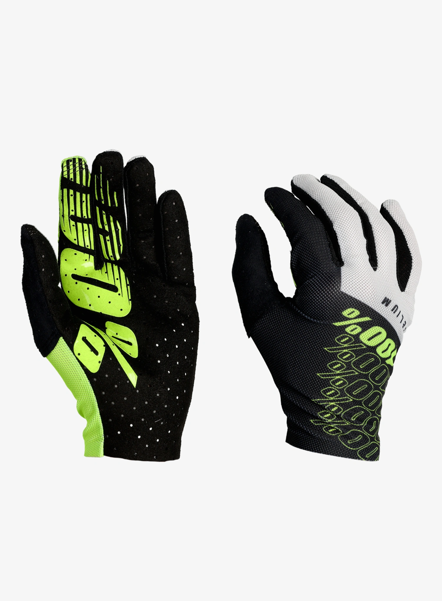 Mountainbike Handschuhe 100% Celium - fluo yellow | 8a.de