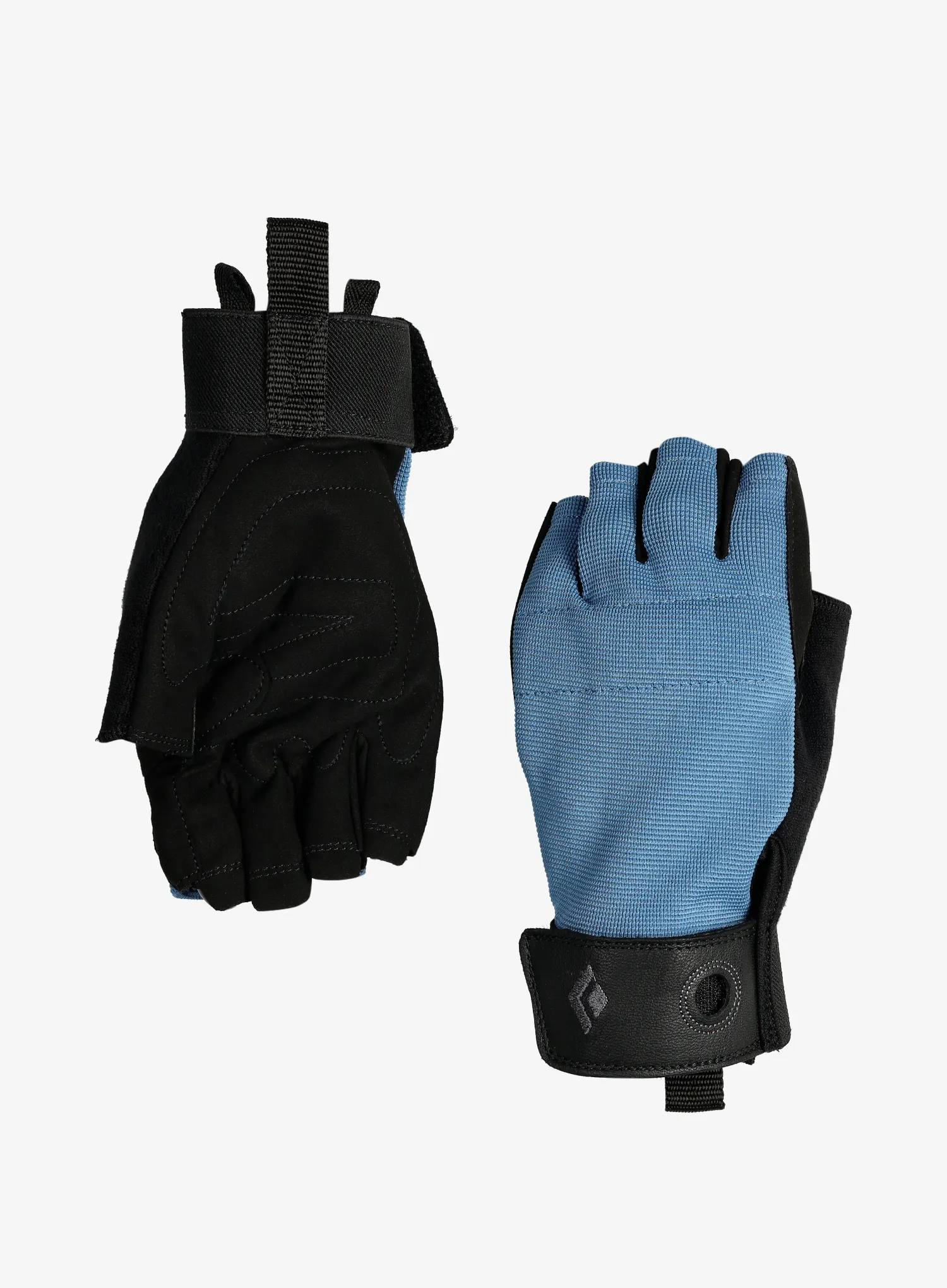 Klettersteig-Handschuhe Black Diamond Crag Half-Finger Gloves - astral blue