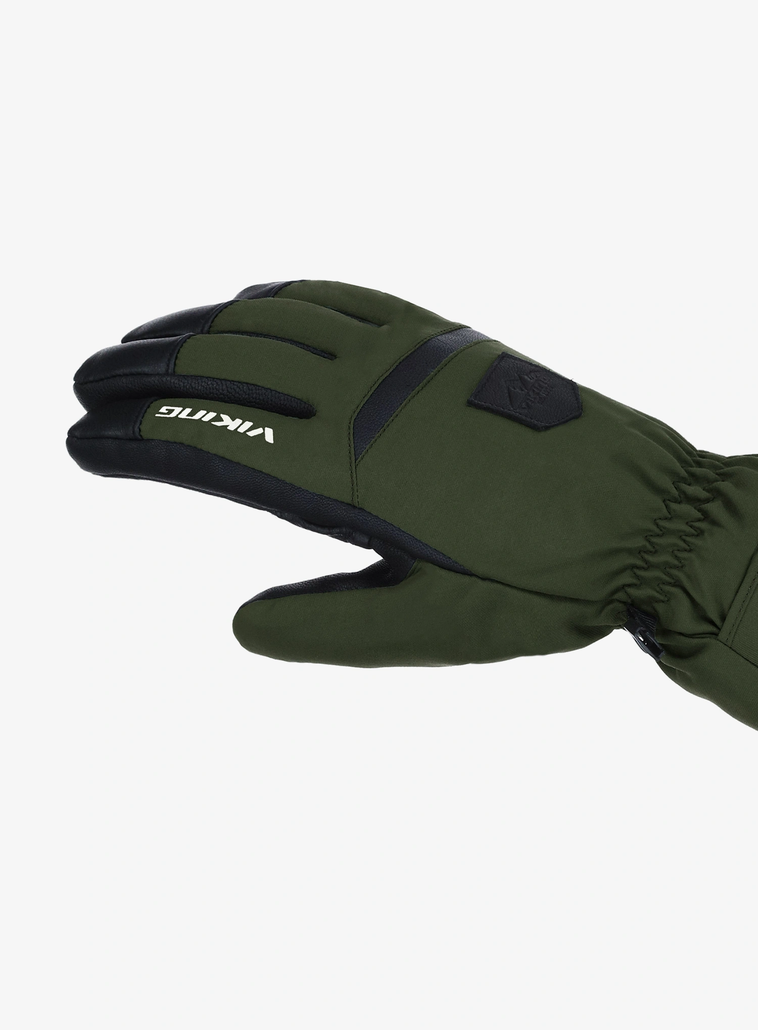 Skihandschuhe Viking Lars Ski - green/black leather