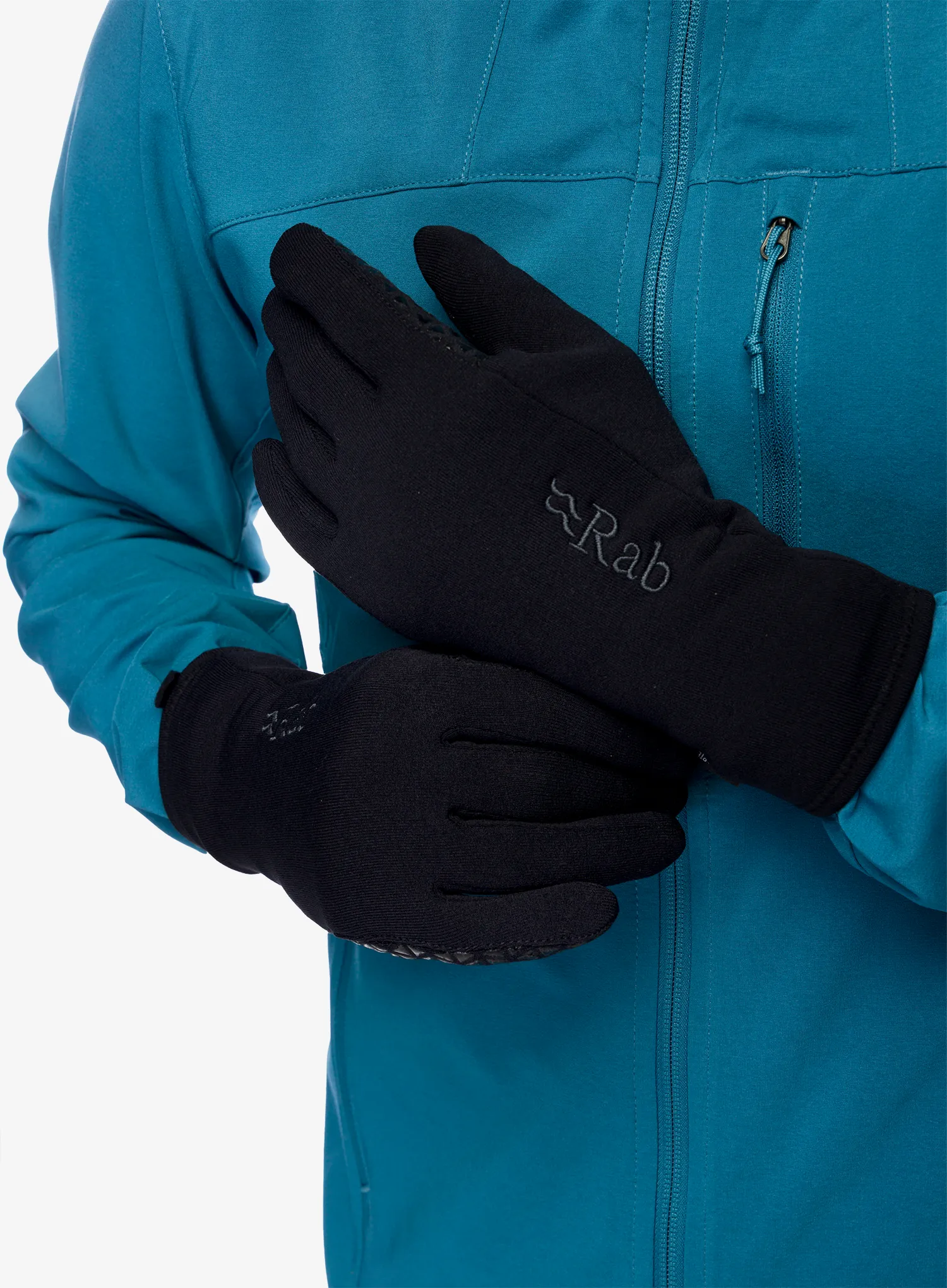 Handschuhe Rab Power Stretch Contact Grip Glove - black