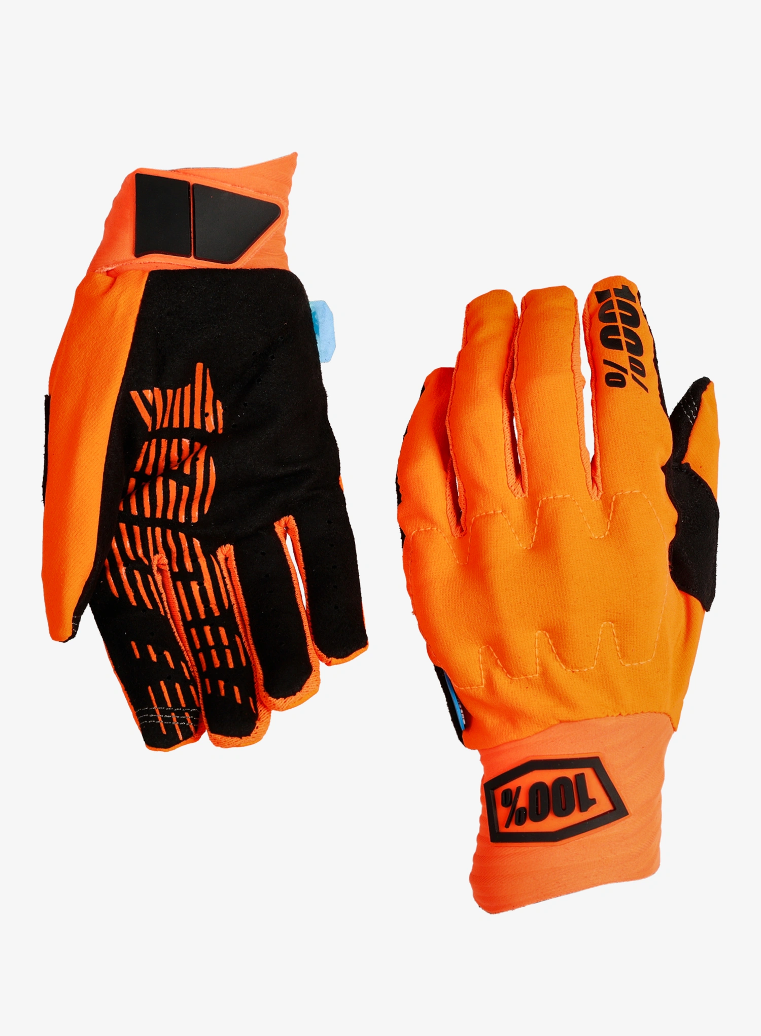 Fahrradhandschuhe 100% Cognito Smart Shock - fluo orange