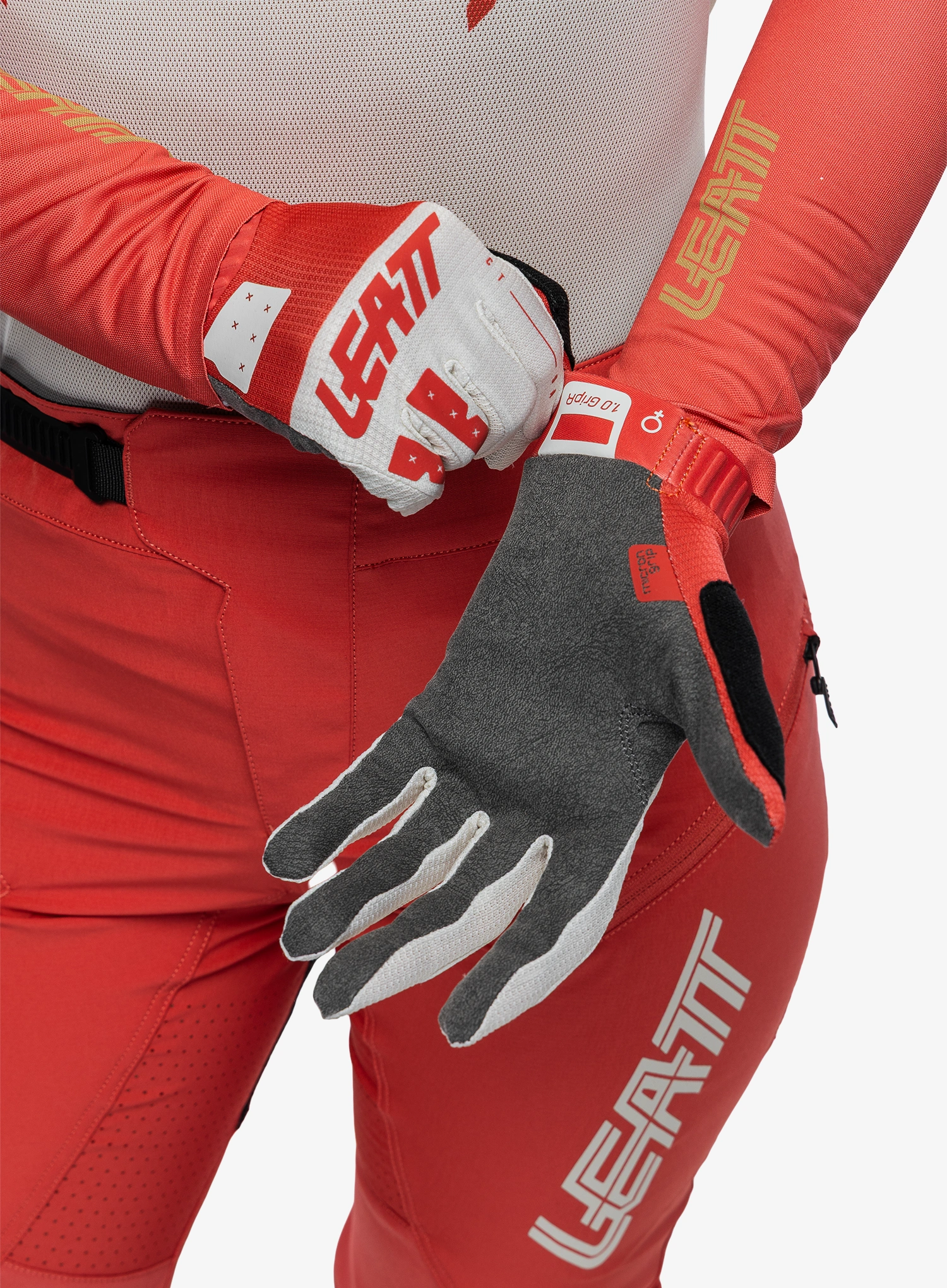 Radhandschuhe Damen Leatt Glove MTB 1.0 GripR - dusty red