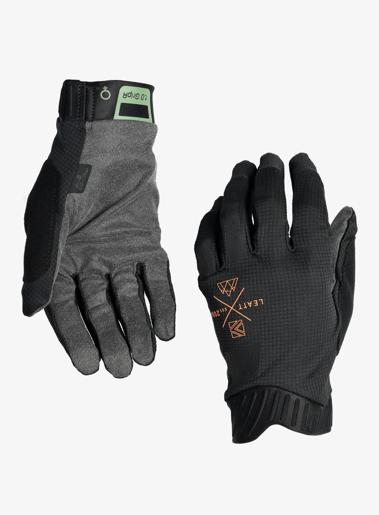 Radhandschuhe Damen Leatt Glove MTB 1.0 GripR - stealth/stealth