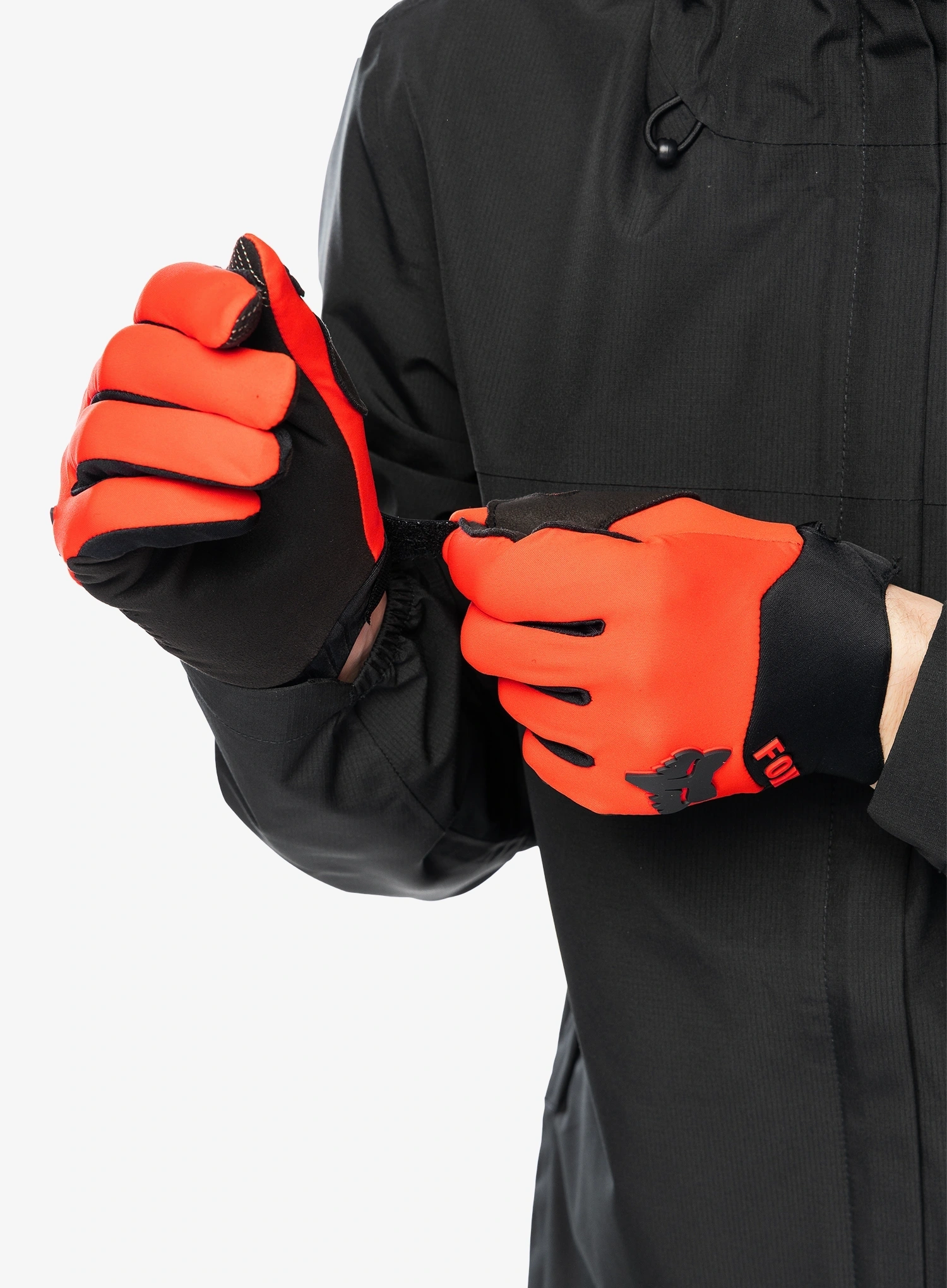 Fahrradhandschuhe Fox Defend Wind Offroad Glove - fluo red