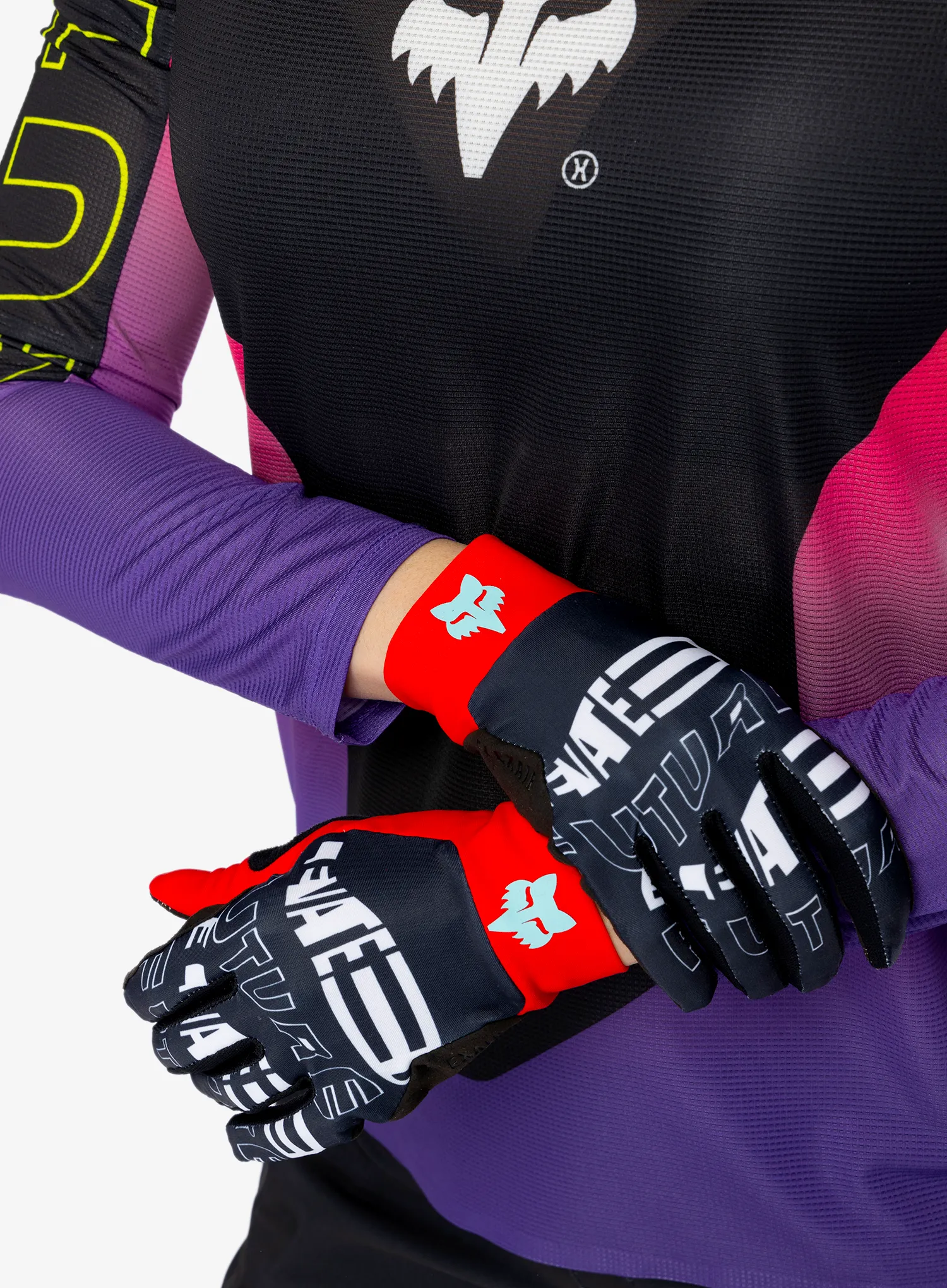 Fahrradhandschuhe Fox Flexair Glove Elevated - midnight