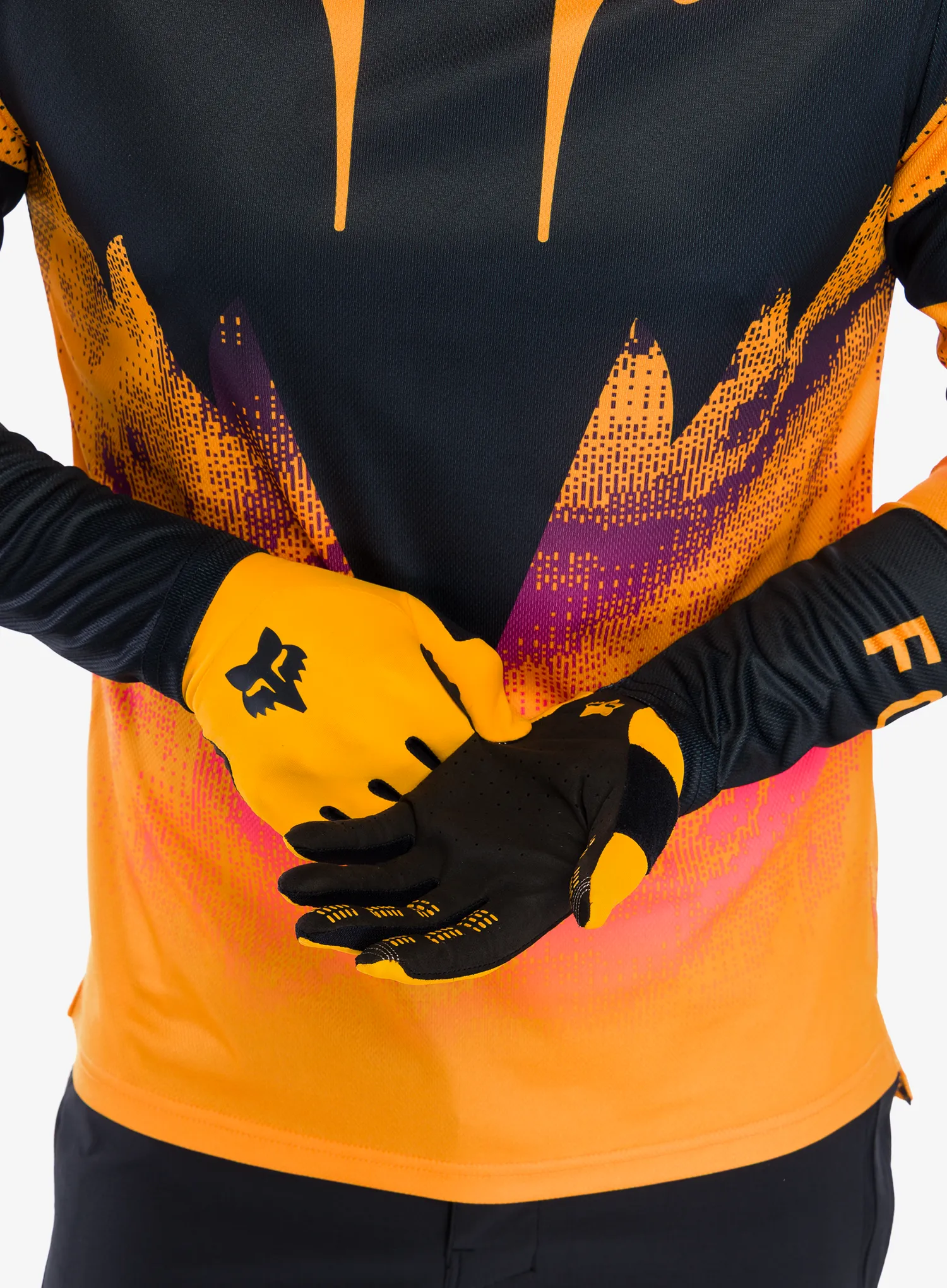 Fahrradhandschuhe Fox Flexair Glove - tangerine