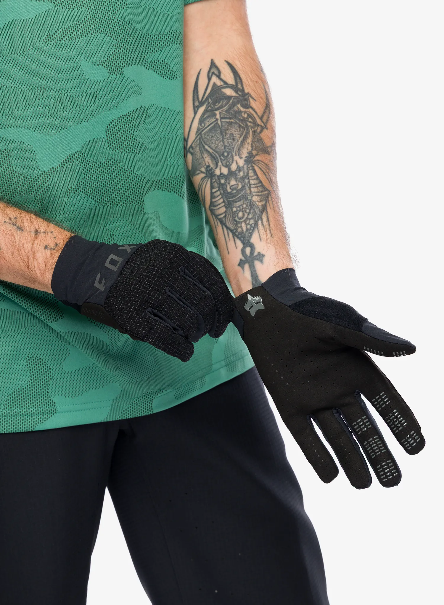 Fahrradhandschuhe Fox Flexair Pro Glove - black
