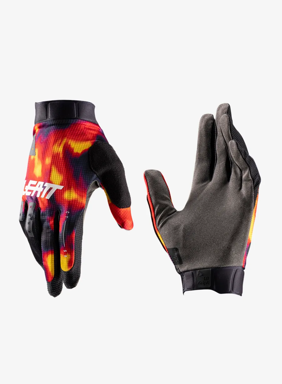 Fahrradhandschuhe Leatt Glove MTB 1.0 GripR - heatmap red