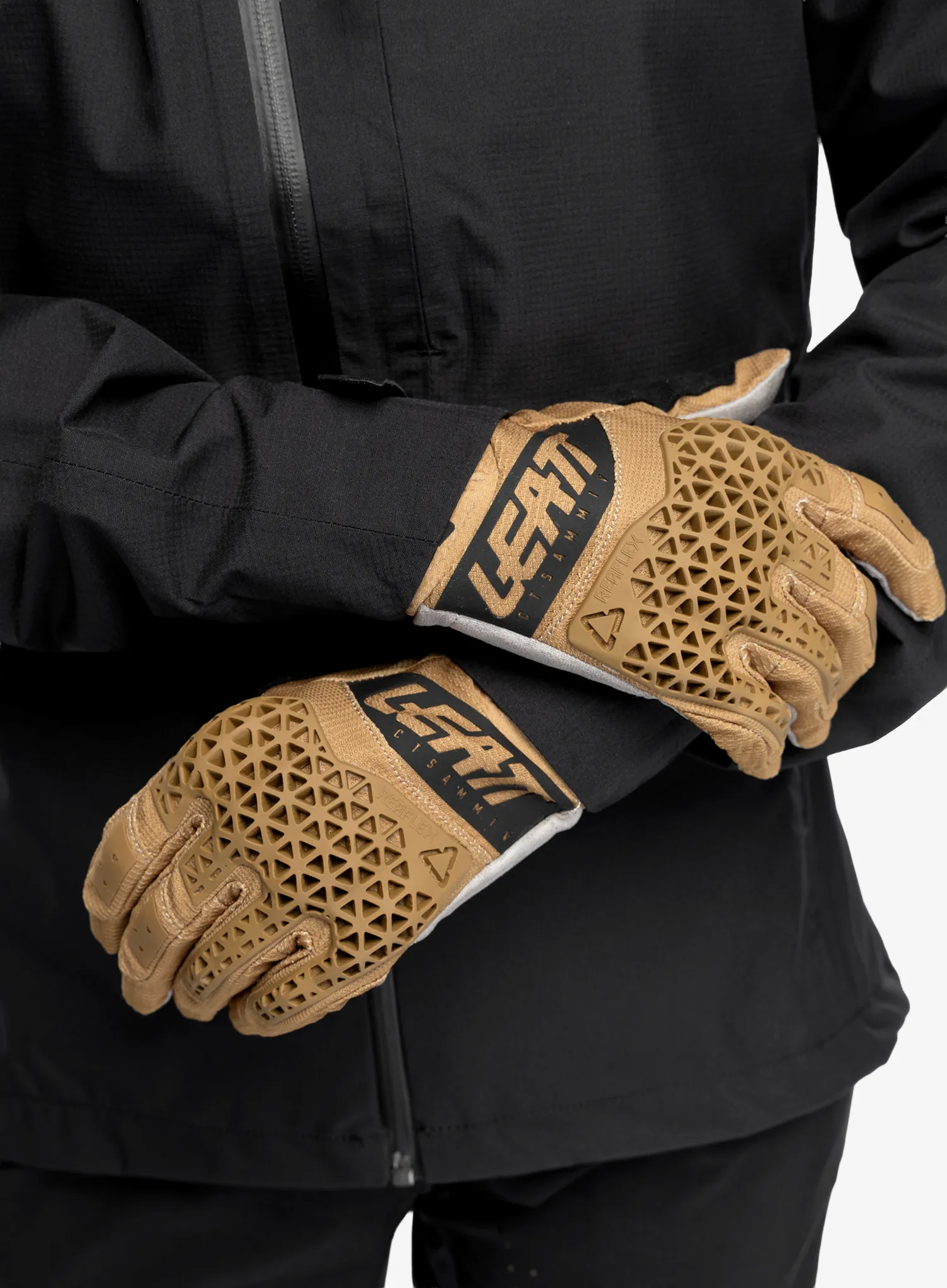 Fahrradhandschuhe Leatt Glove MTB 4.0 Lite - brass brown