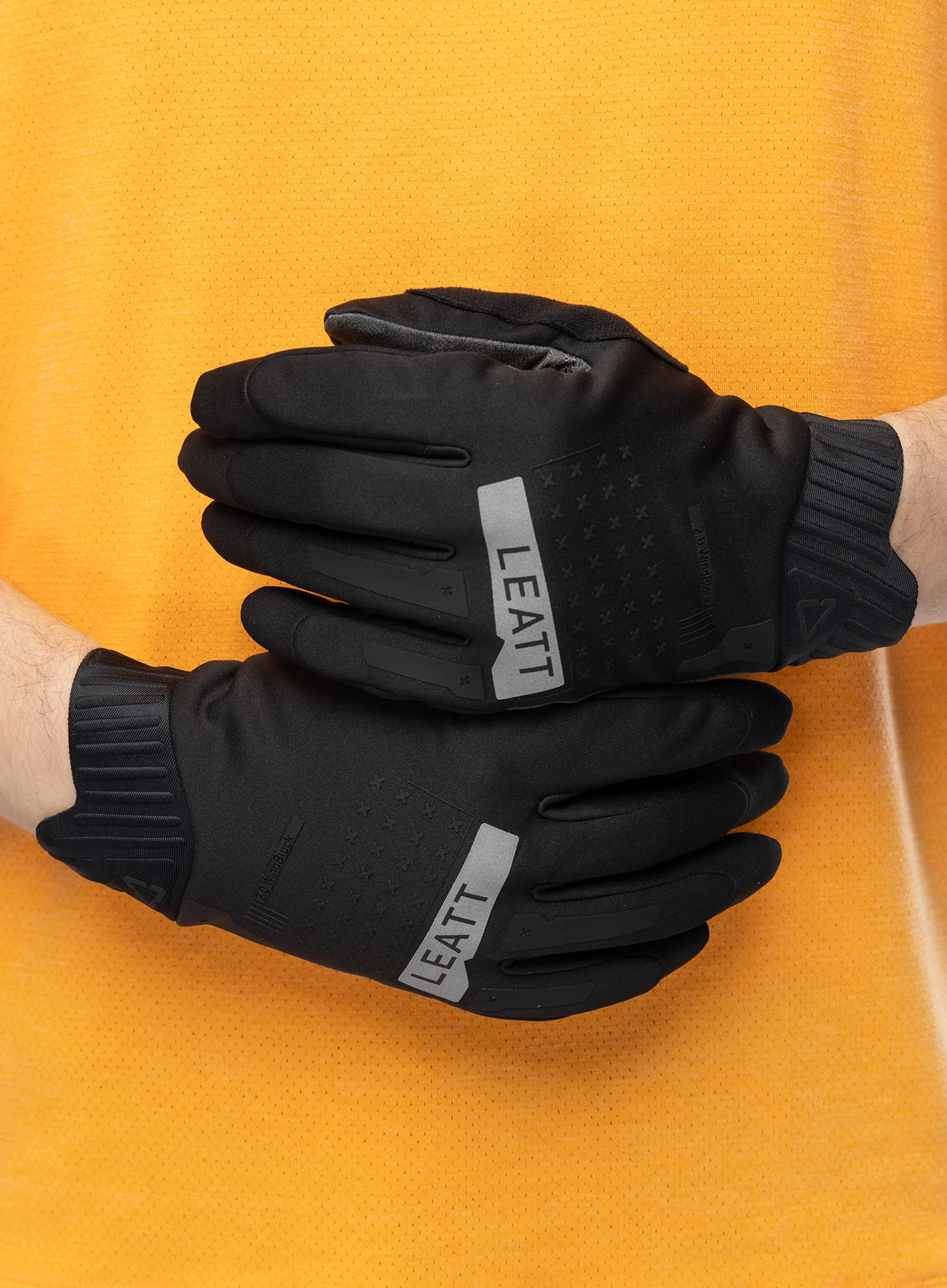 Fahrradhandschuhe Leatt MTB 2.0 Windblock - black