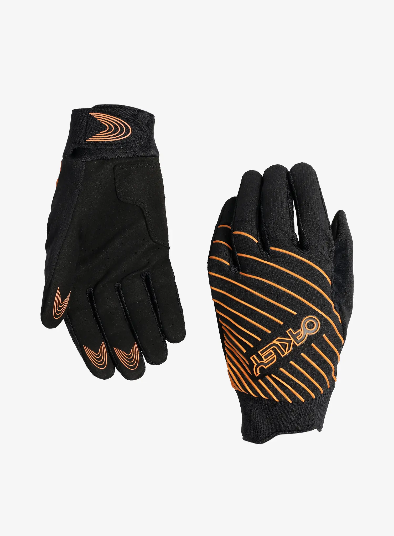 Fahrradhandschuhe Oakley Drop In MTB Glove 2.0 - blackout/soft orange
