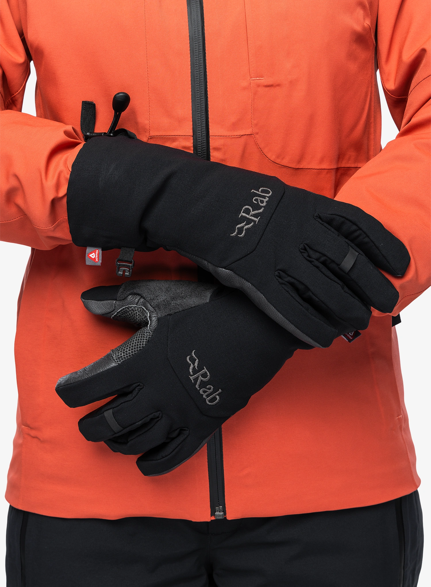 Softshellhandschuhe Damen Rab Baltoro Gloves - black/black