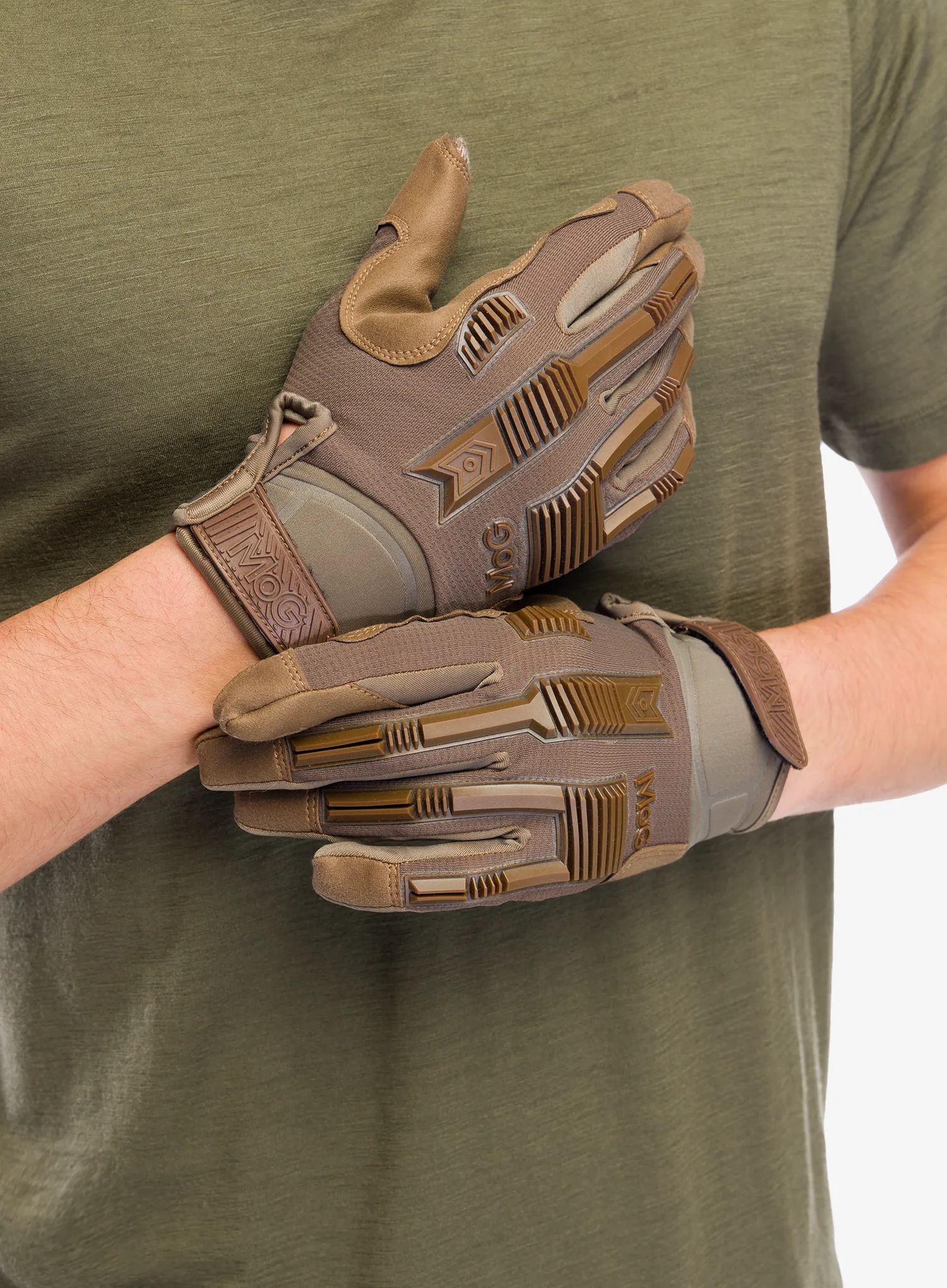 Taktische Handschuhe MoG Target High Abrasion ErgoShield - coyote brown