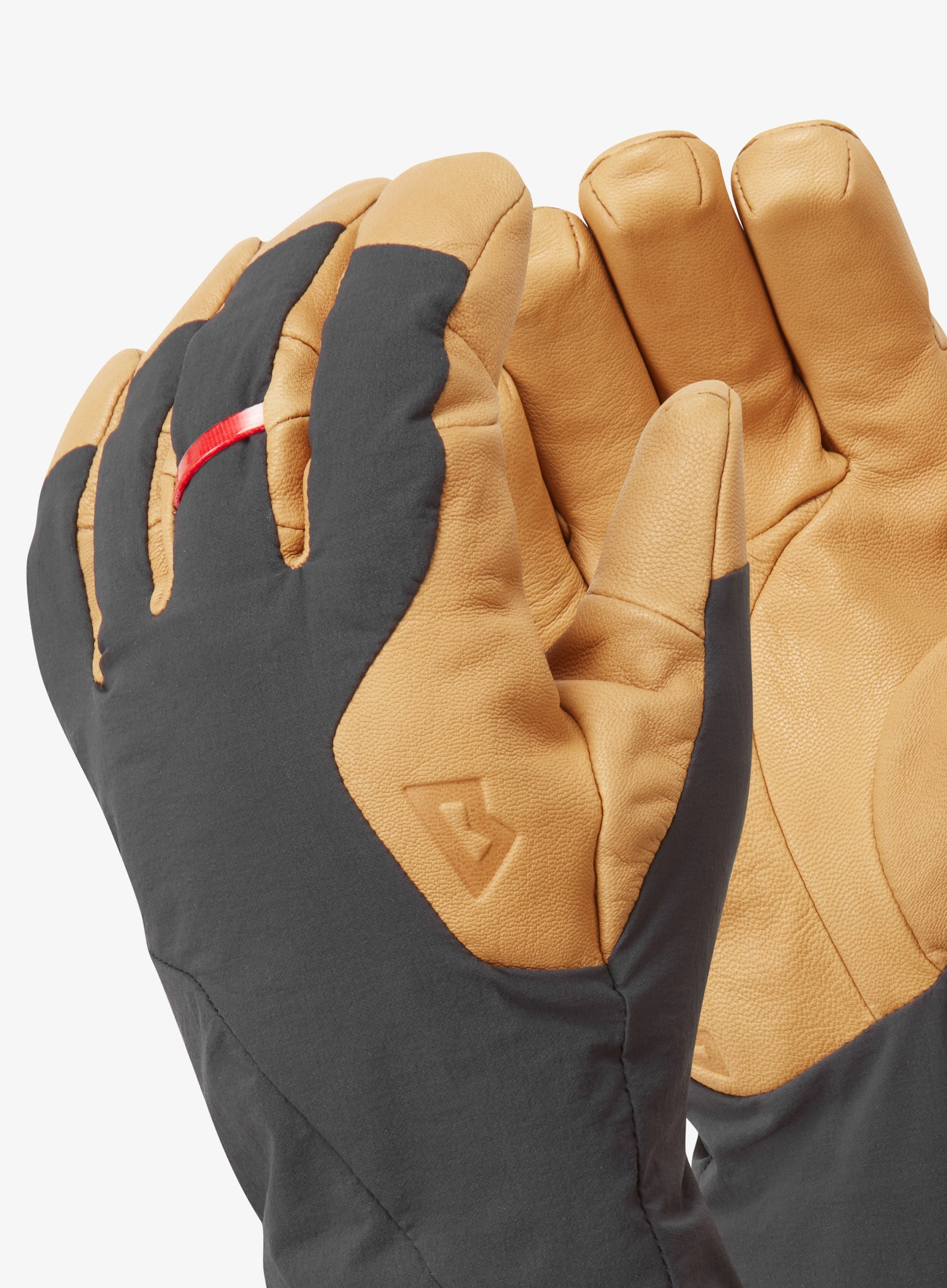 Handschuhe Mountain Equipment Serac Gauntlet - black/tan