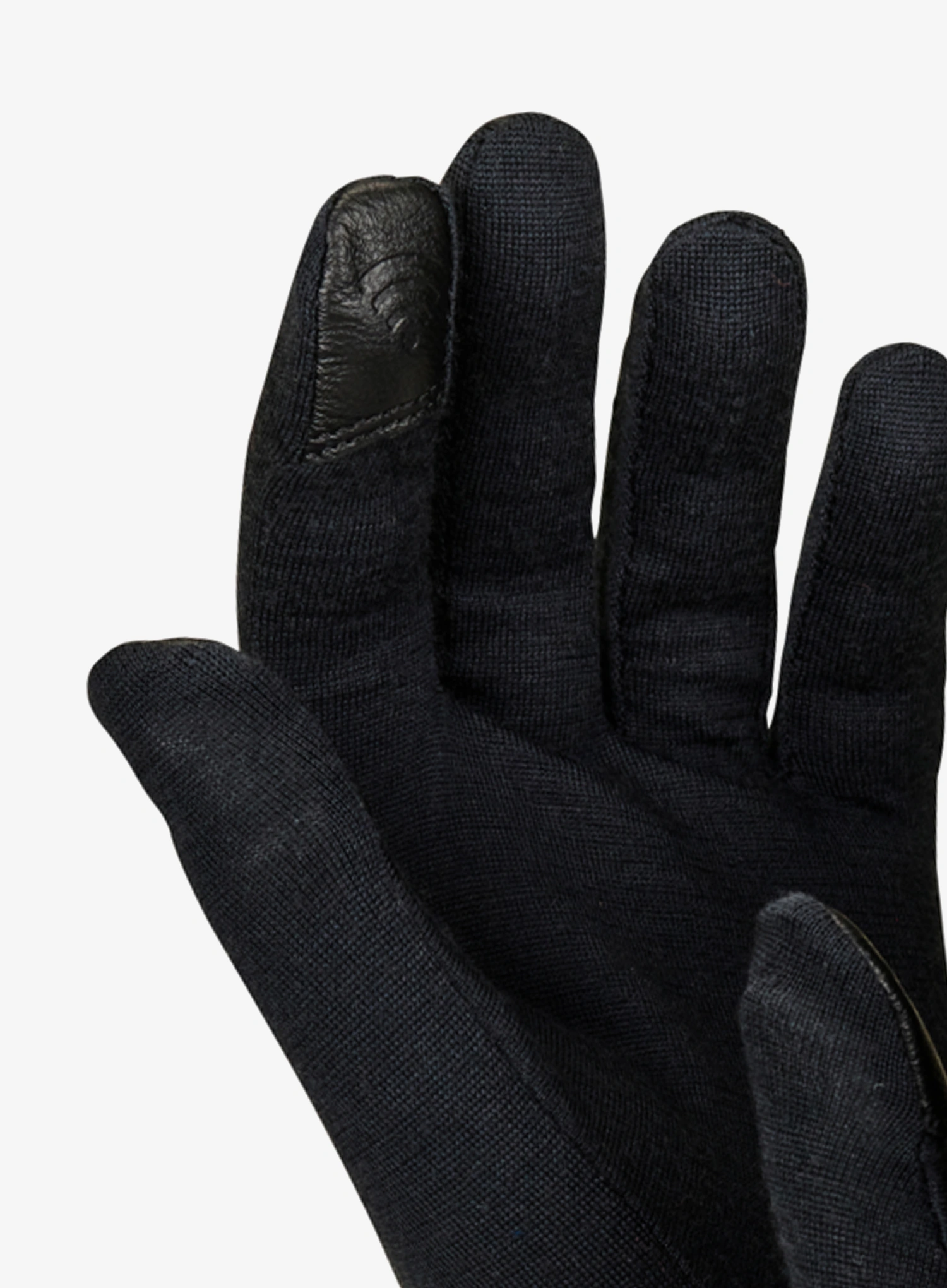 Wollhandschuhe Ortovox 185 Rock'N'Wool Glove Liner - black raven