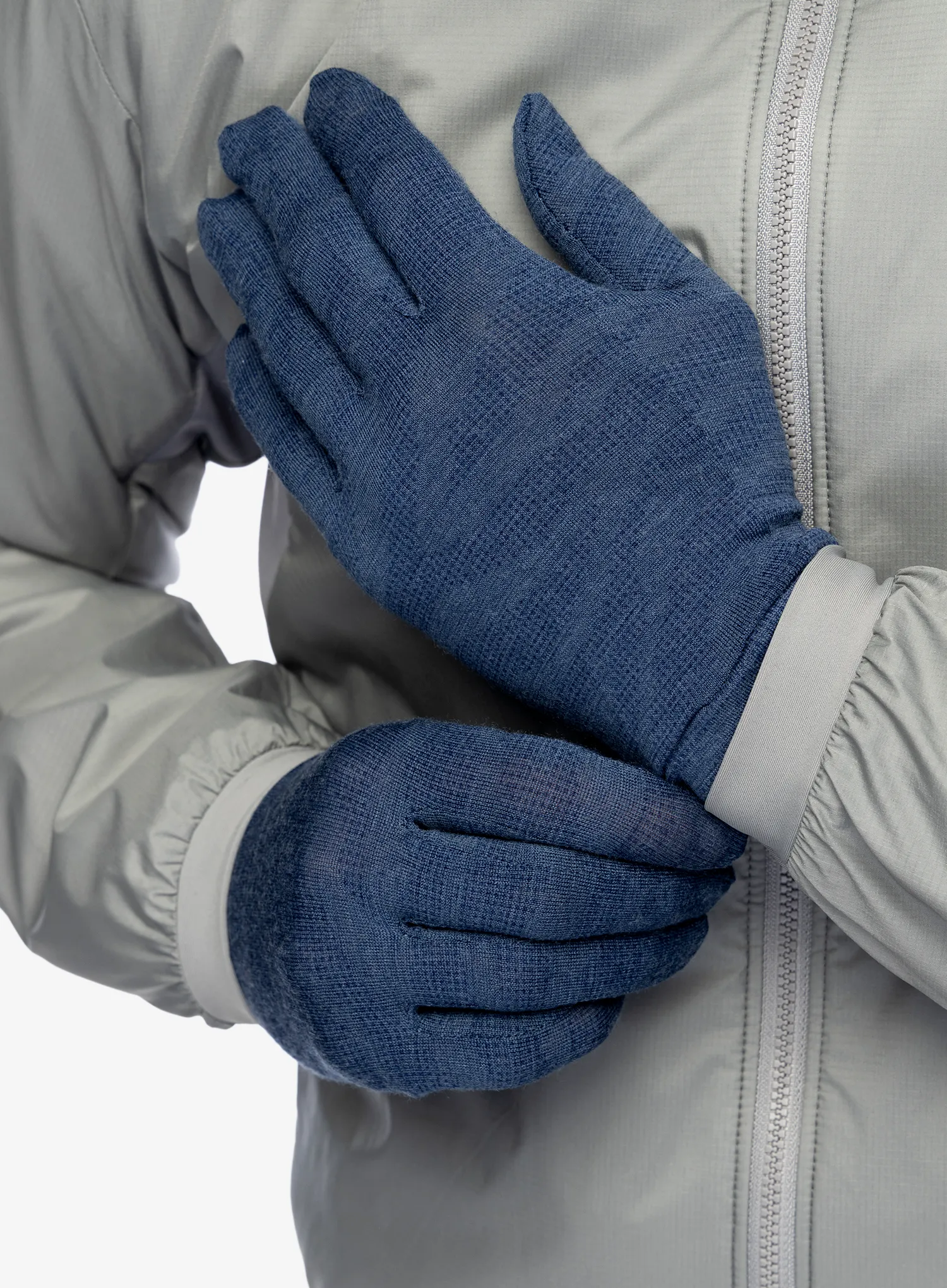 Wollhandschuhe Salewa Cristallo Liner Gloves - crevasse dark denim