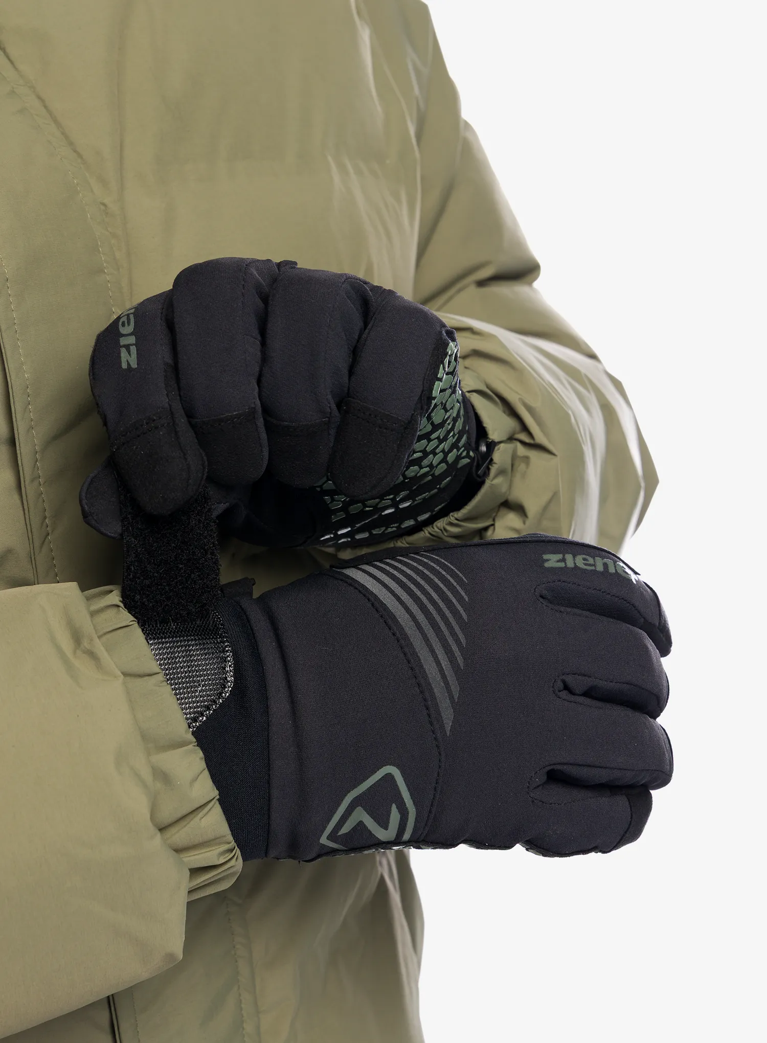 Handschuhe Ziener Gyrno - green mud