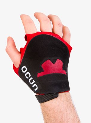 Risshandschuhe Ocun Crack Gloves Lite - red