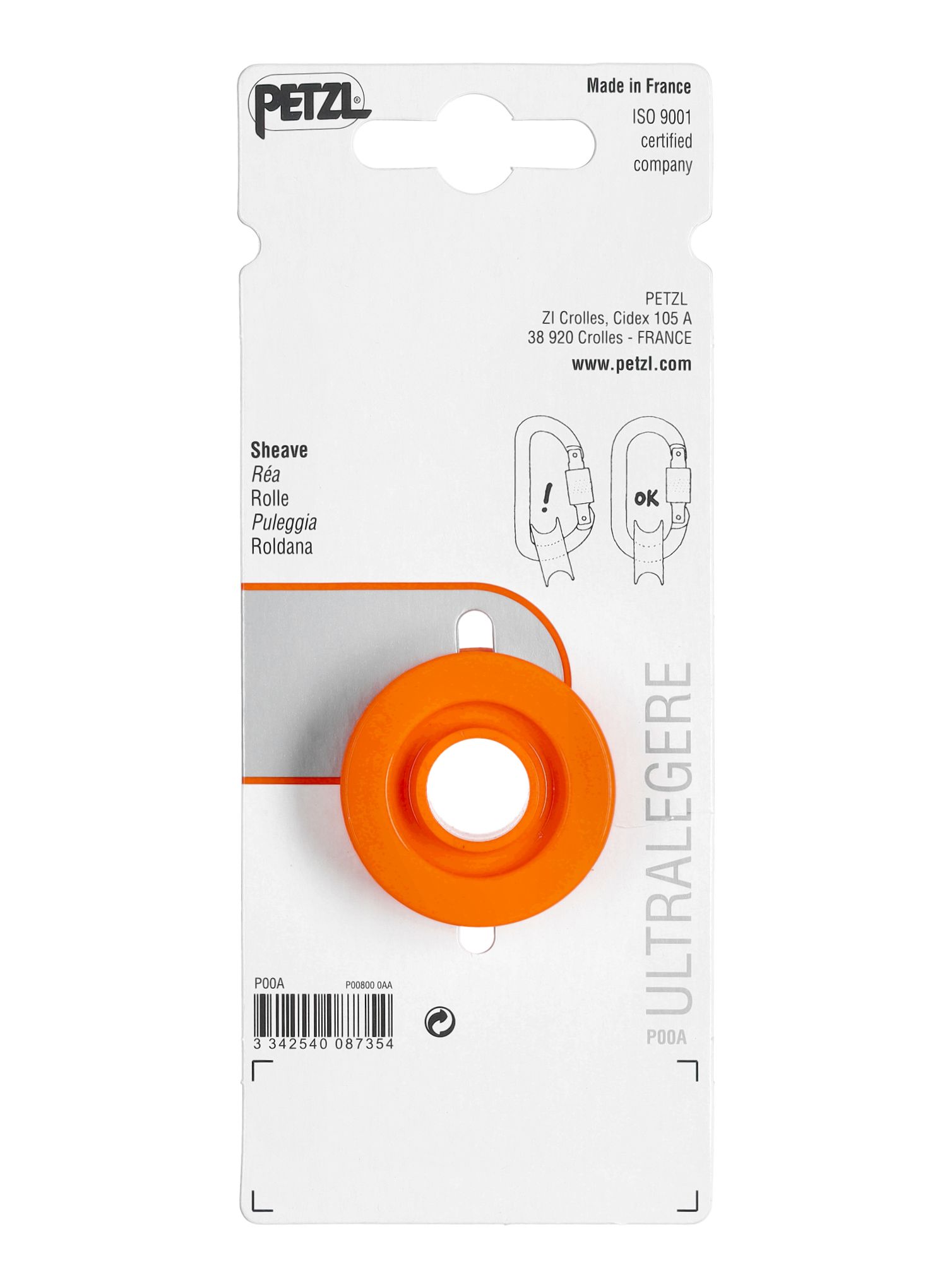 Rolle Petzl Ultralegere