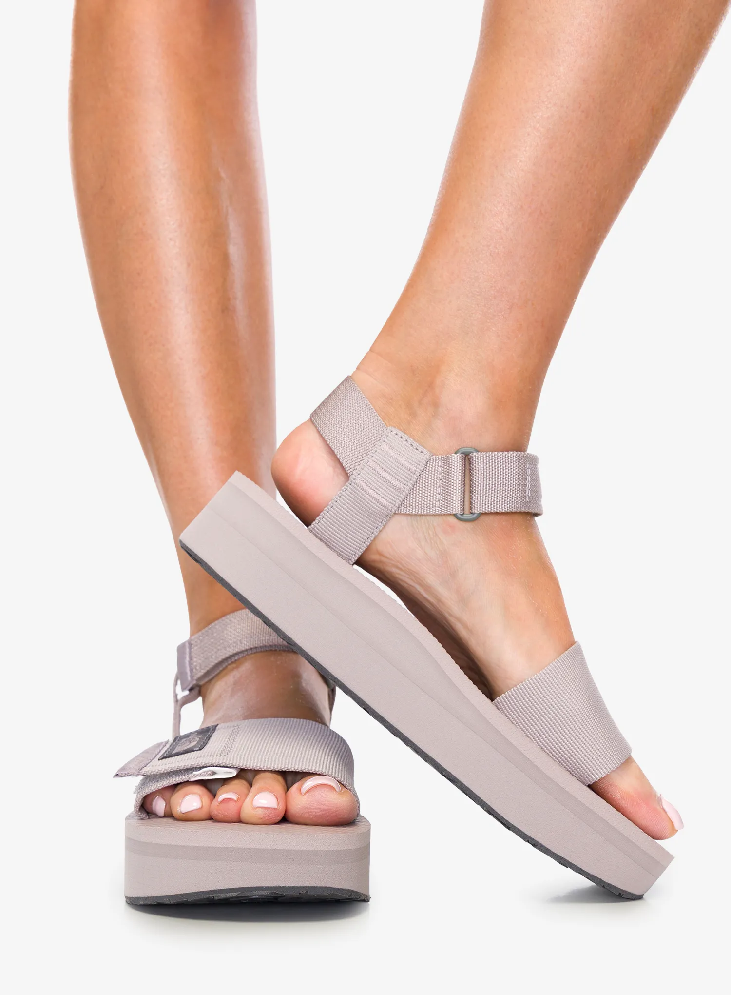 Sandalen Damen The North Face Skeena Platform - moonstone grey/smoked pearl