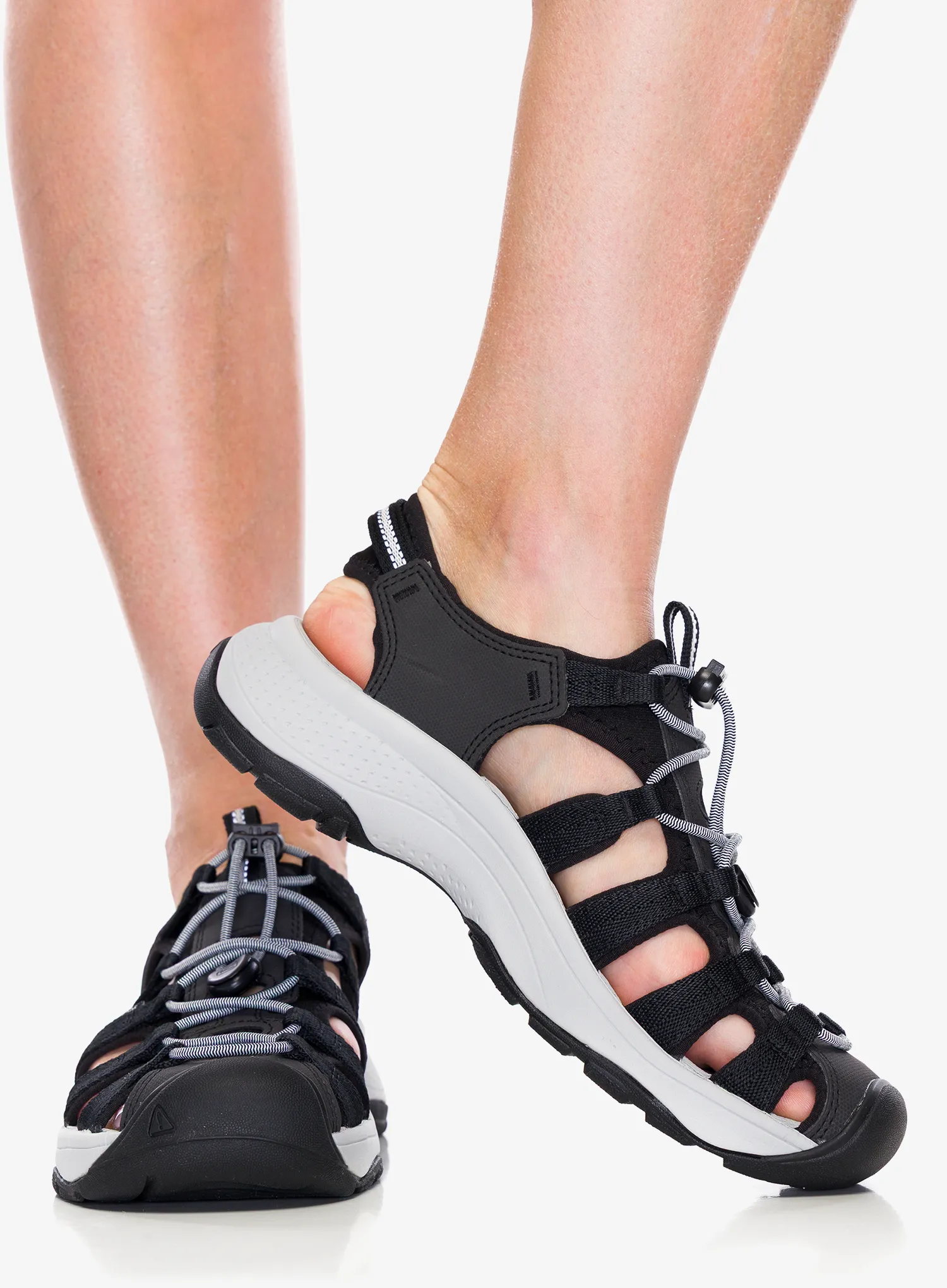 Trekkingsandalen Damen Keen Astoria West Sandal - black/grey