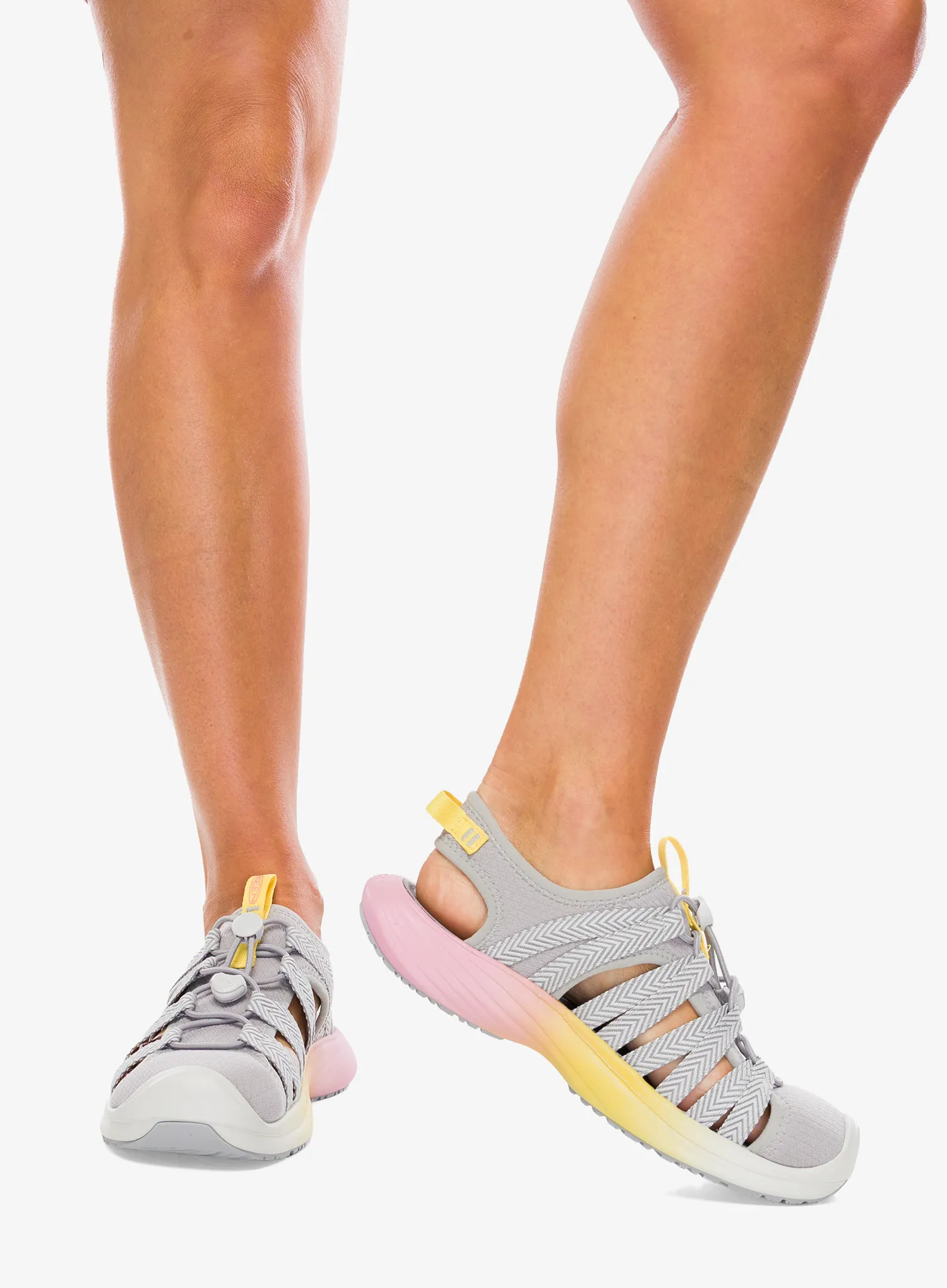 Wandersandale Damen Keen Whisper Lite - alloy/orchid smoke