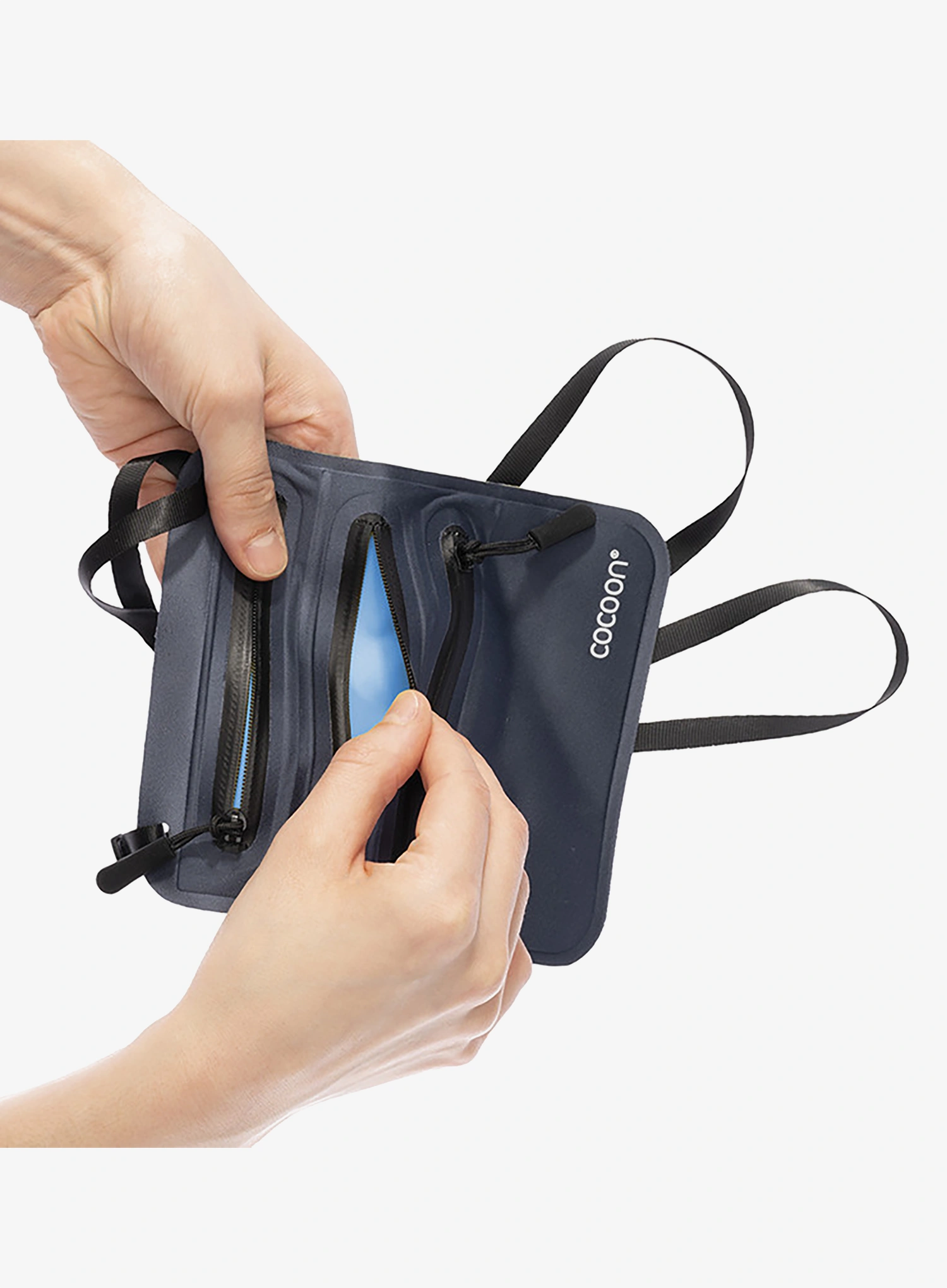 Brustbeutel Cocoon Secret Neck Wallet - navy/blue
