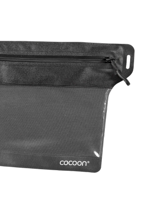 Brustbeutel Cocoon Zippered Flat Document Bag S - grey/black