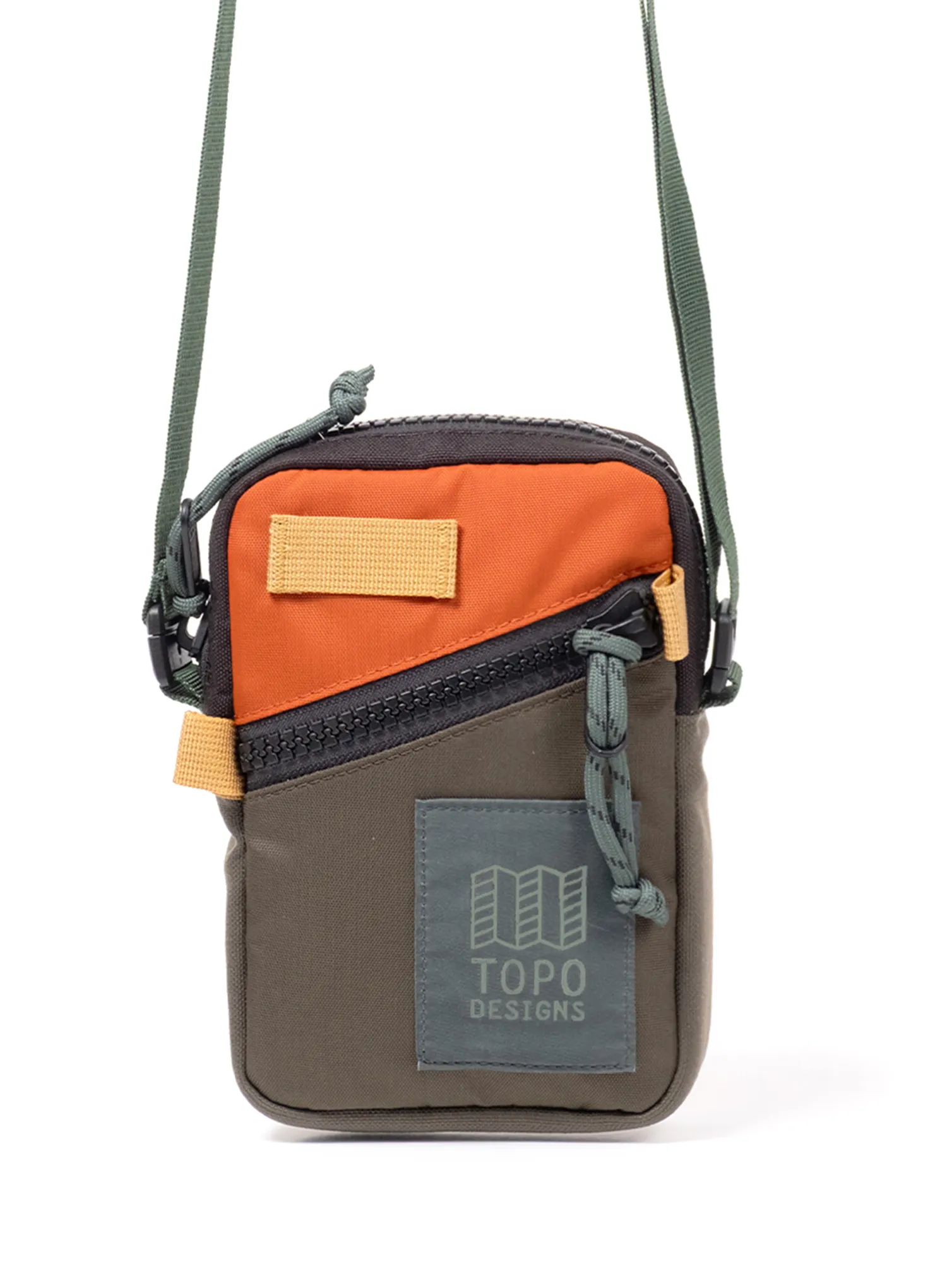 Brustbeutel Topo Designs Mini Shoulder Bag - woodland/terracotta