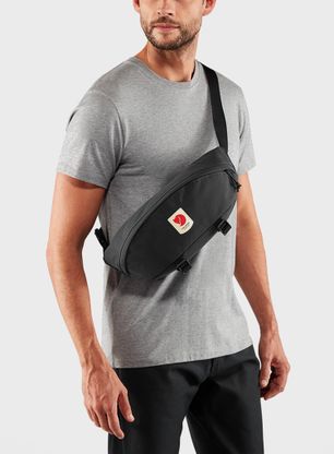 Brustbeutel Fjallraven Ulvo Hip Pack Large - black