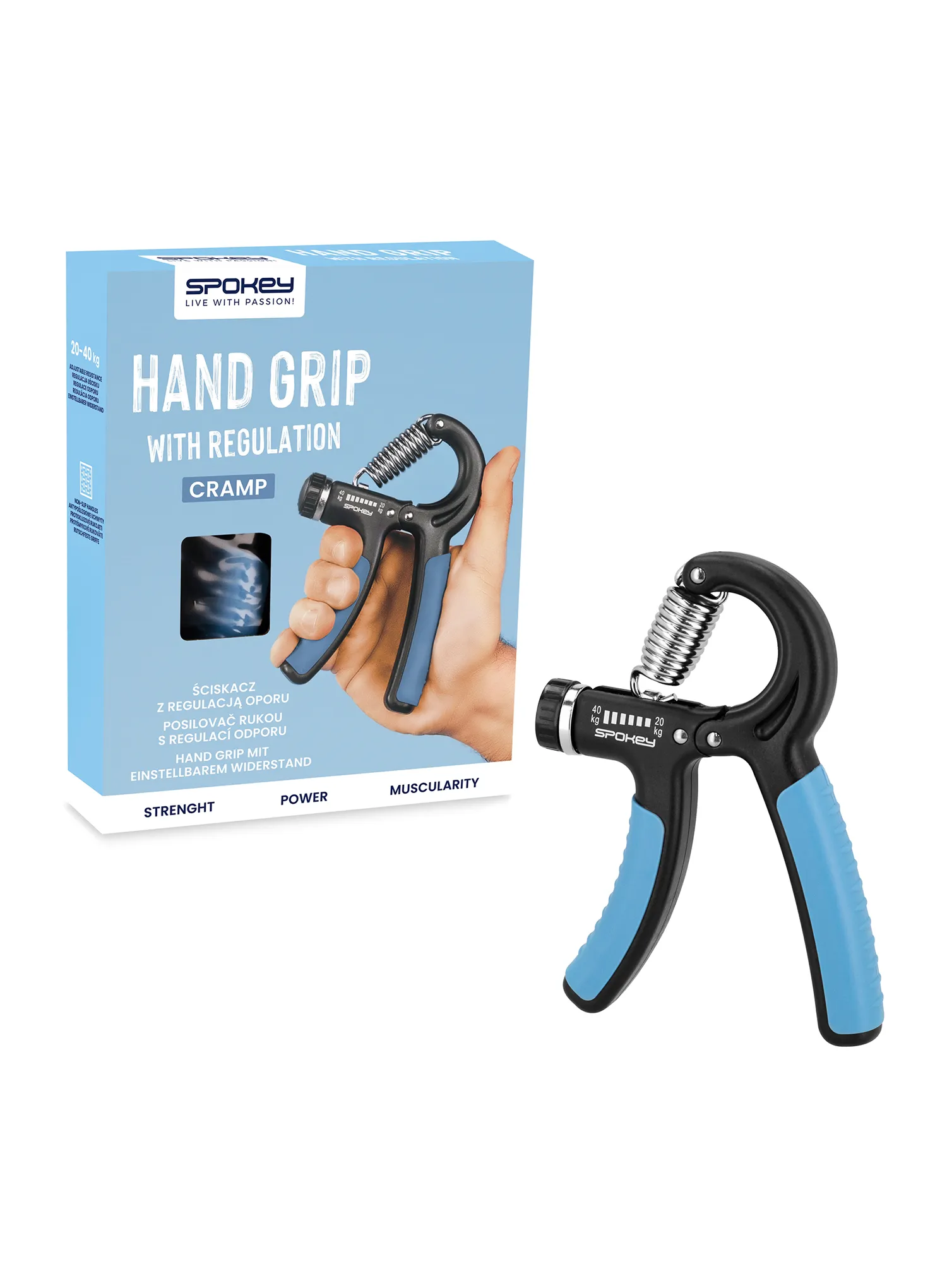 Handtrainer Spokey Cramp - black/blue