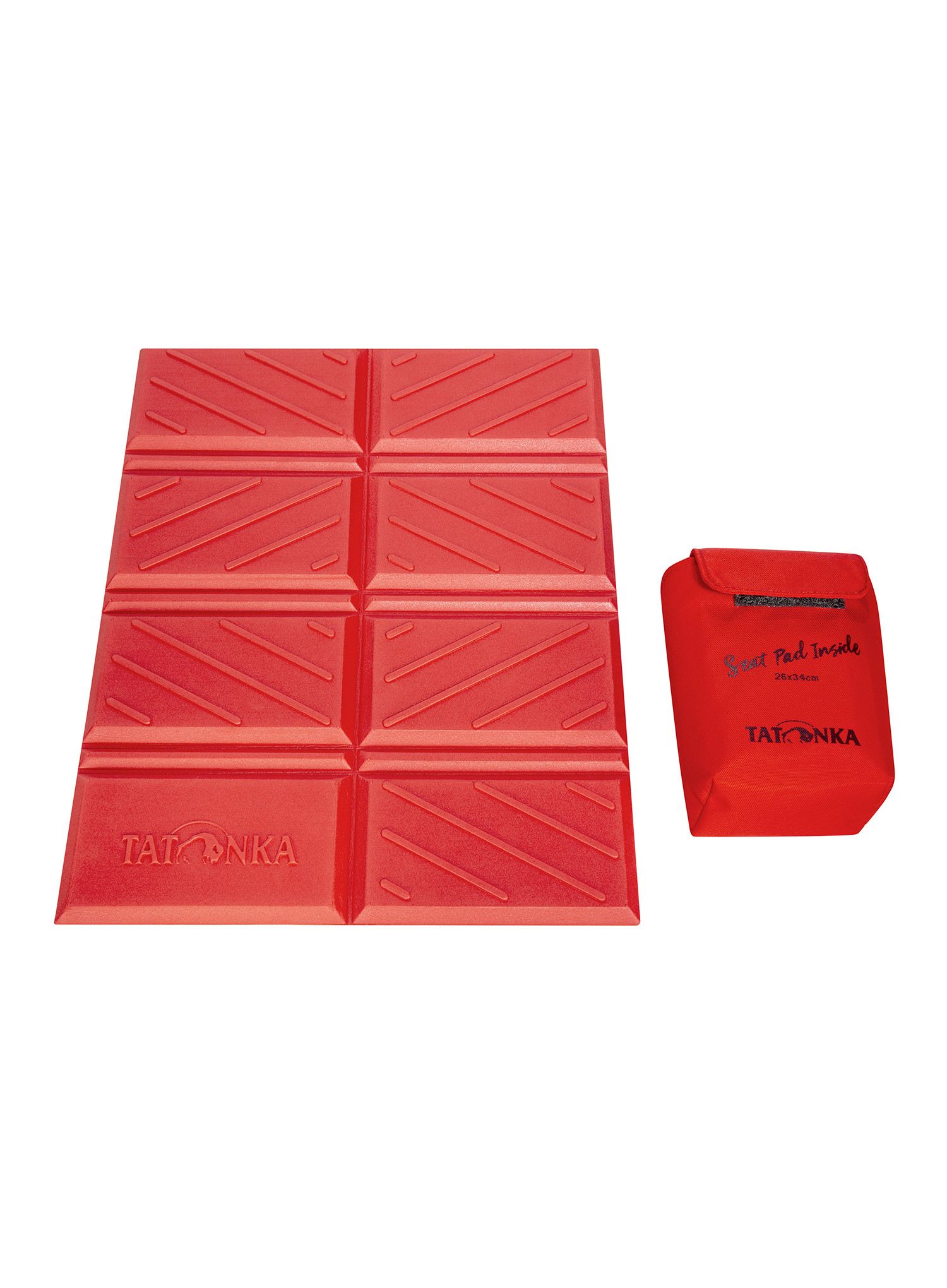 Sitzkissen Tatonka Foldable Seat Mat 26x34cm - red