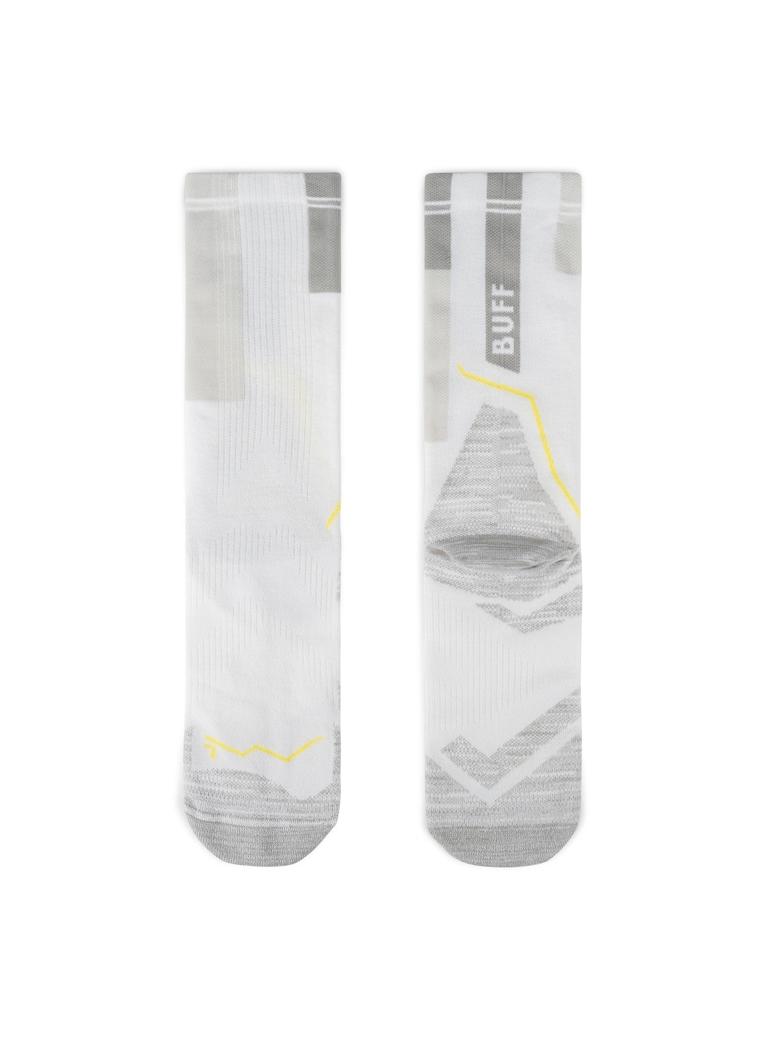 Laufsocken Herren Buff Coolnet Crew Sock CC - white