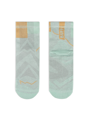 Laufsocken Herren Buff Coolnet Quarter Sock CQ - seagrove green