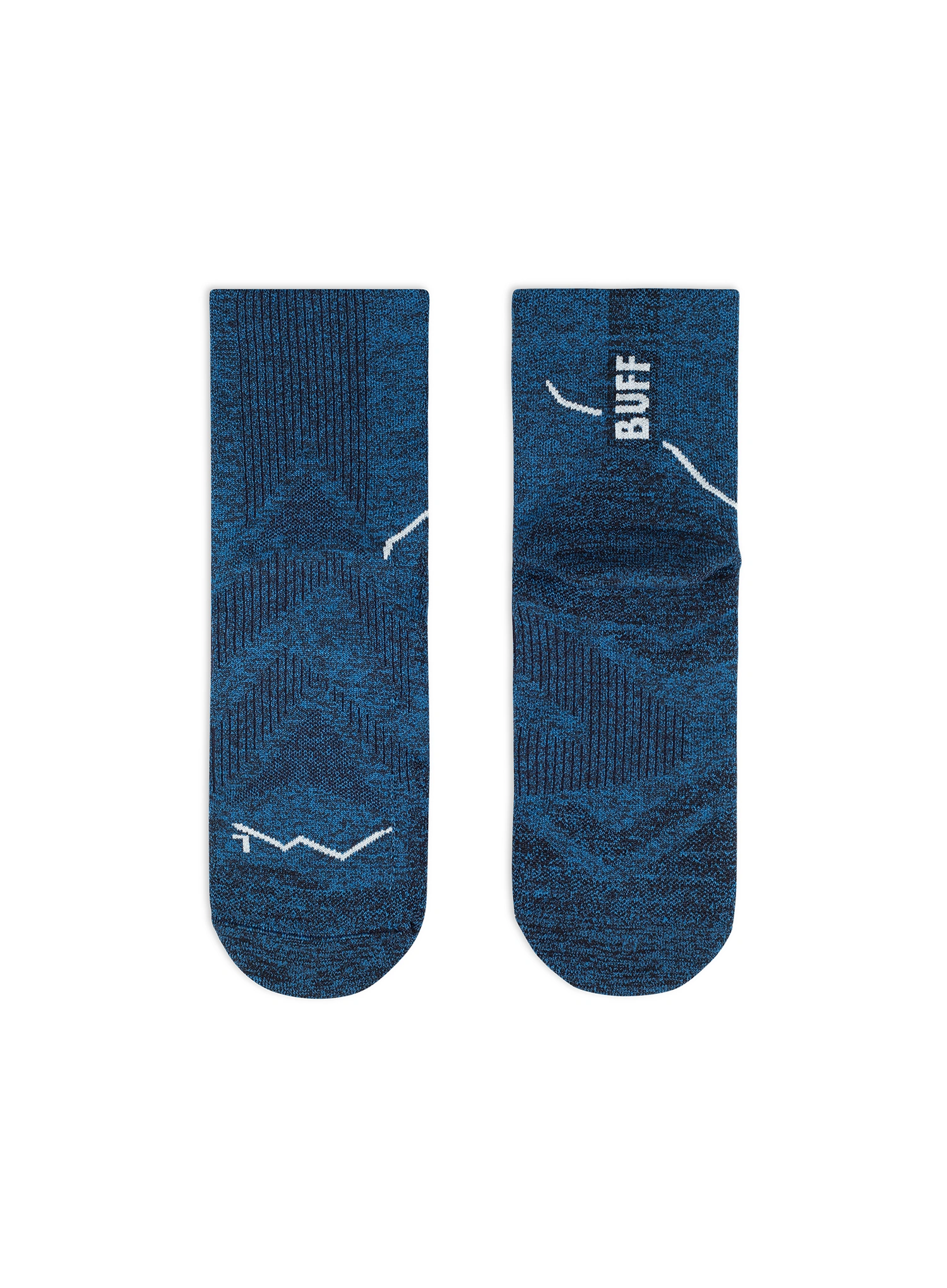 Laufsocken Herren Buff Dryflx Quarter Sock DQ - blue