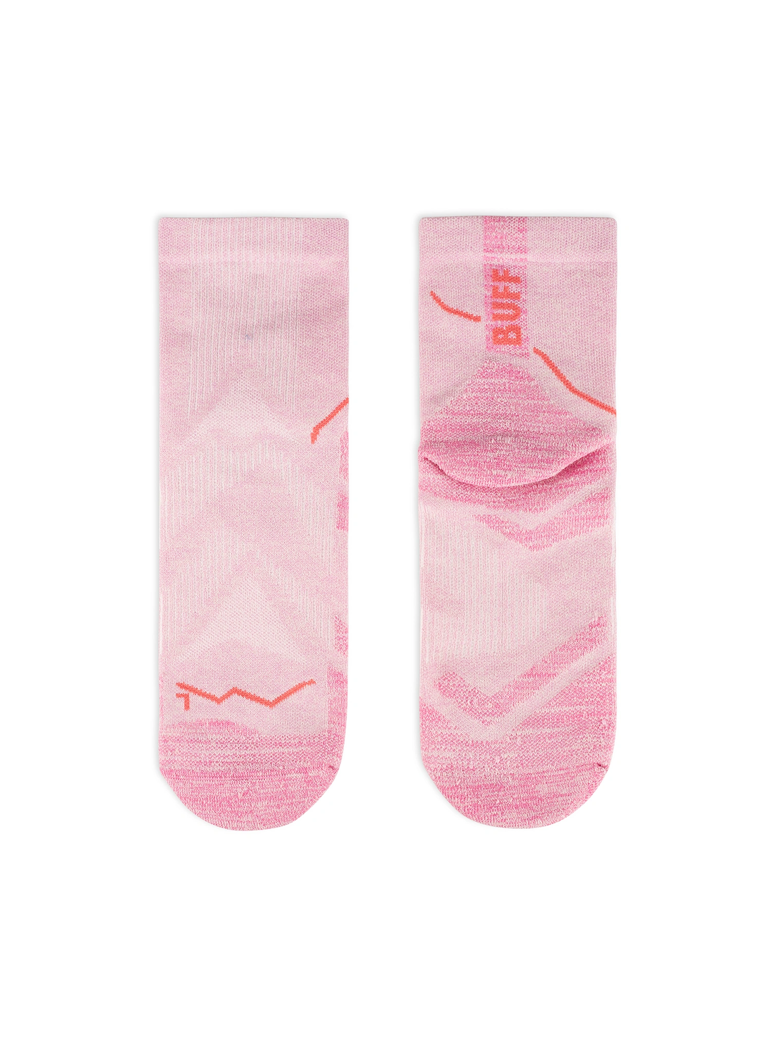 Laufsocken Herren Buff Dryflx Quarter Sock DQ - camelia