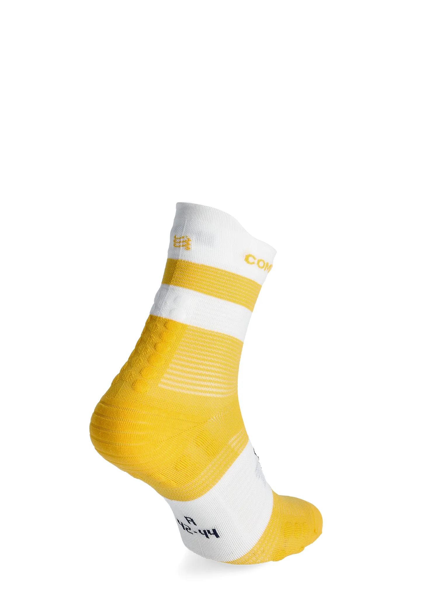 Laufsocken Herren Compressport Pro Racing Socks v4.0 Run High - lemon/white
