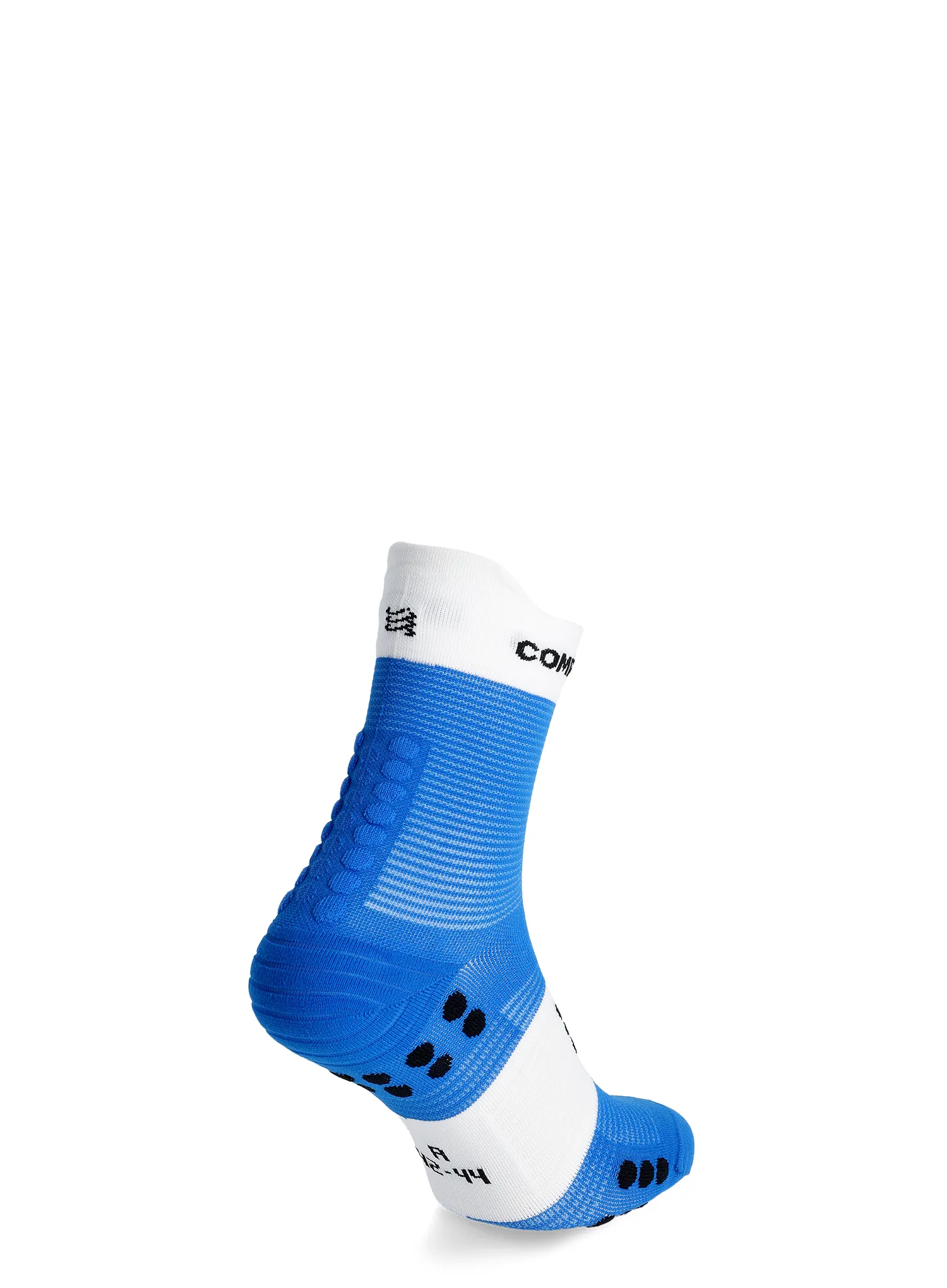 Laufsocken Herren Compressport Pro Racing Socks v4.0 Run High - princess blue/white