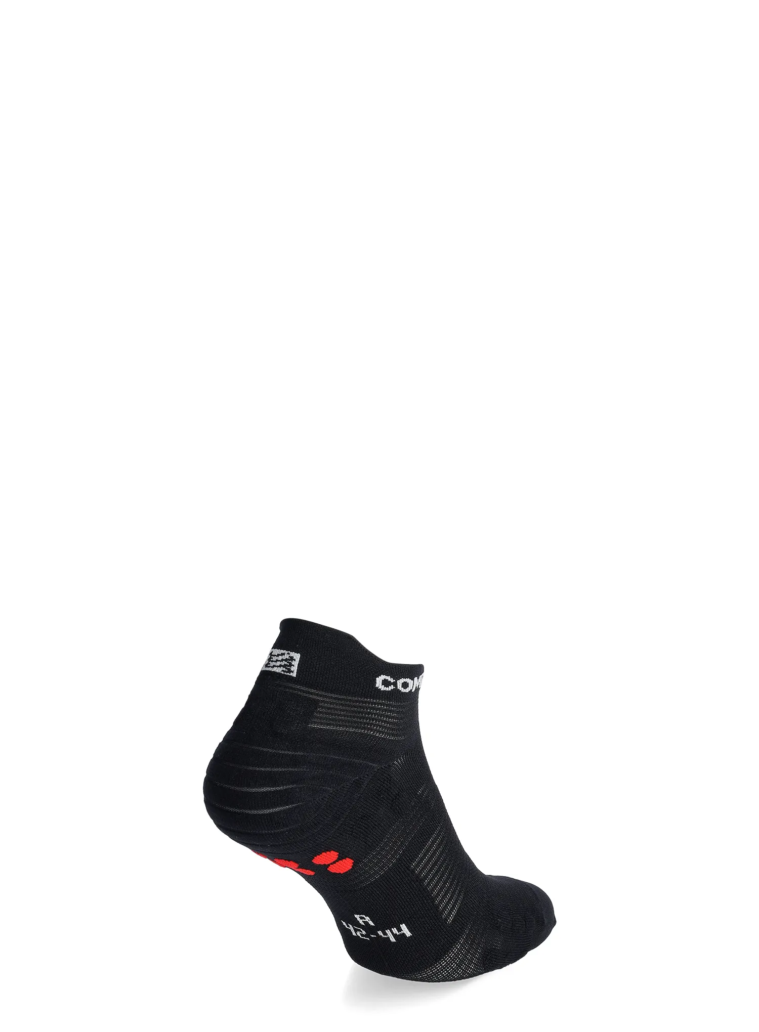 Laufsocken Herren Compressport Pro Racing Socks v4.0 Run Low - black/white