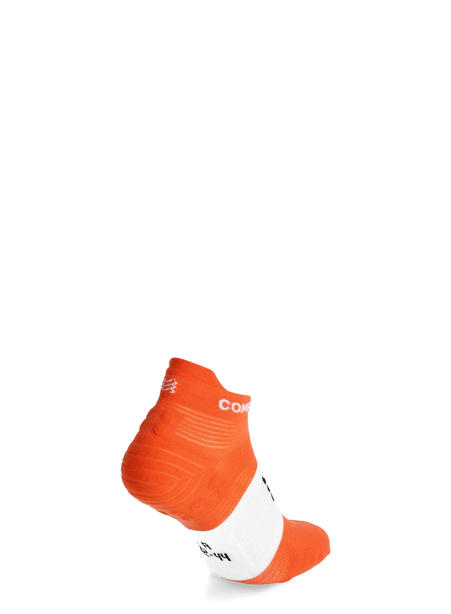 Laufsocken Herren Compressport Pro Racing Socks v4.0 Run Low - tigerlily/white