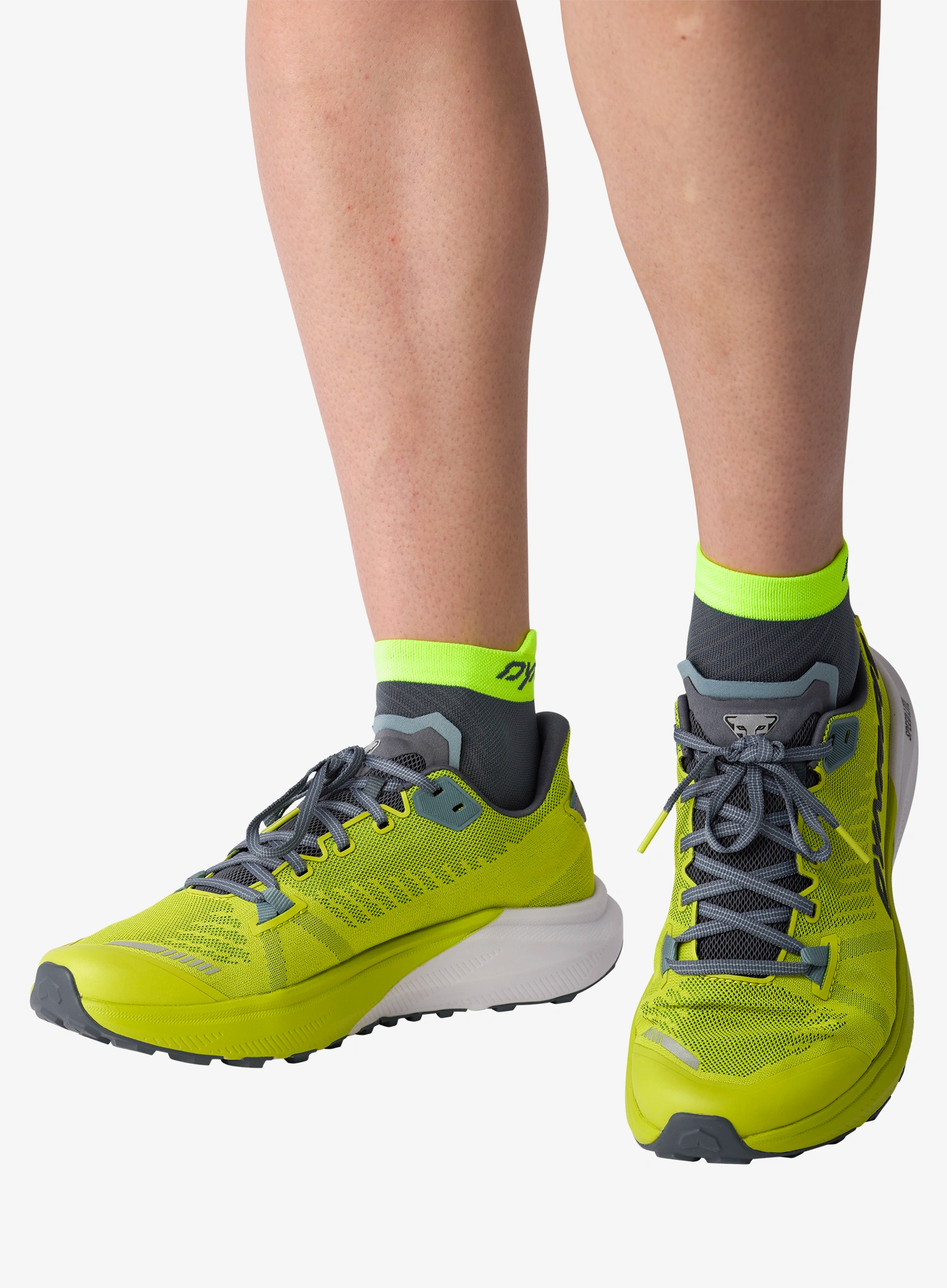 Laufsocken Herren Dynafit Trail Short Socks - cinder/ultra yellow
