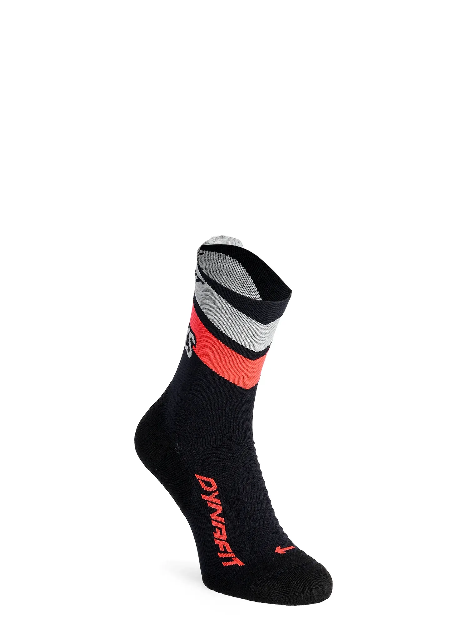 Laufsocken Herren Dynafit Ultra Crew Socks - black out/ultra coral