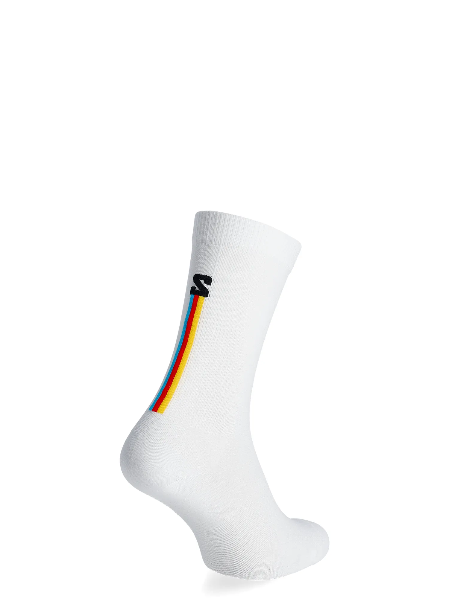 Laufsocken Herren Salomon Pulse Race Flag Crew - white
