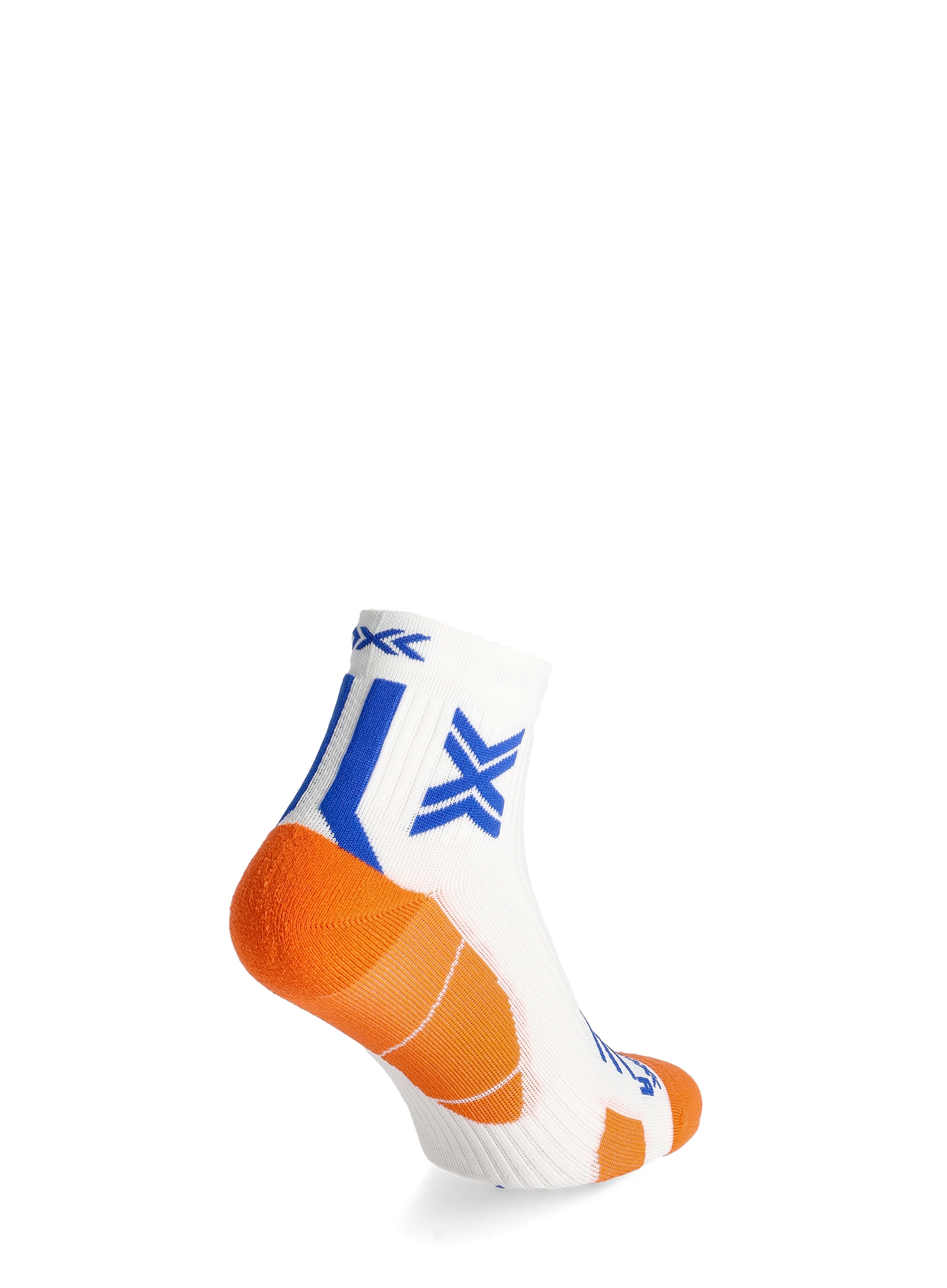 Laufsocken Herren X-Socks Run Expert Ankle - white/orange/twyce blue