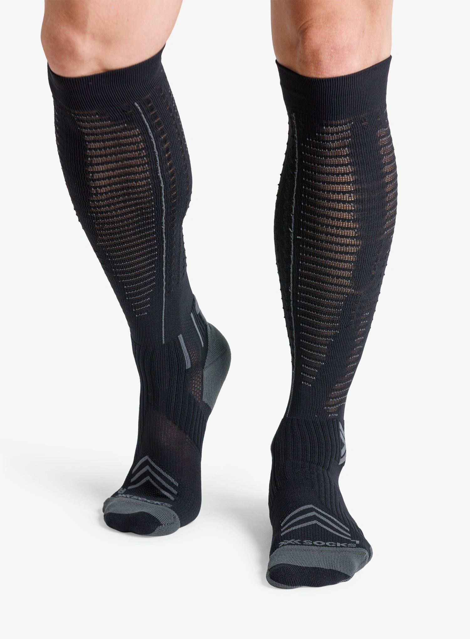 Laufsocken Herren X-Socks Run Expert Effektor Otc - black/charcoal