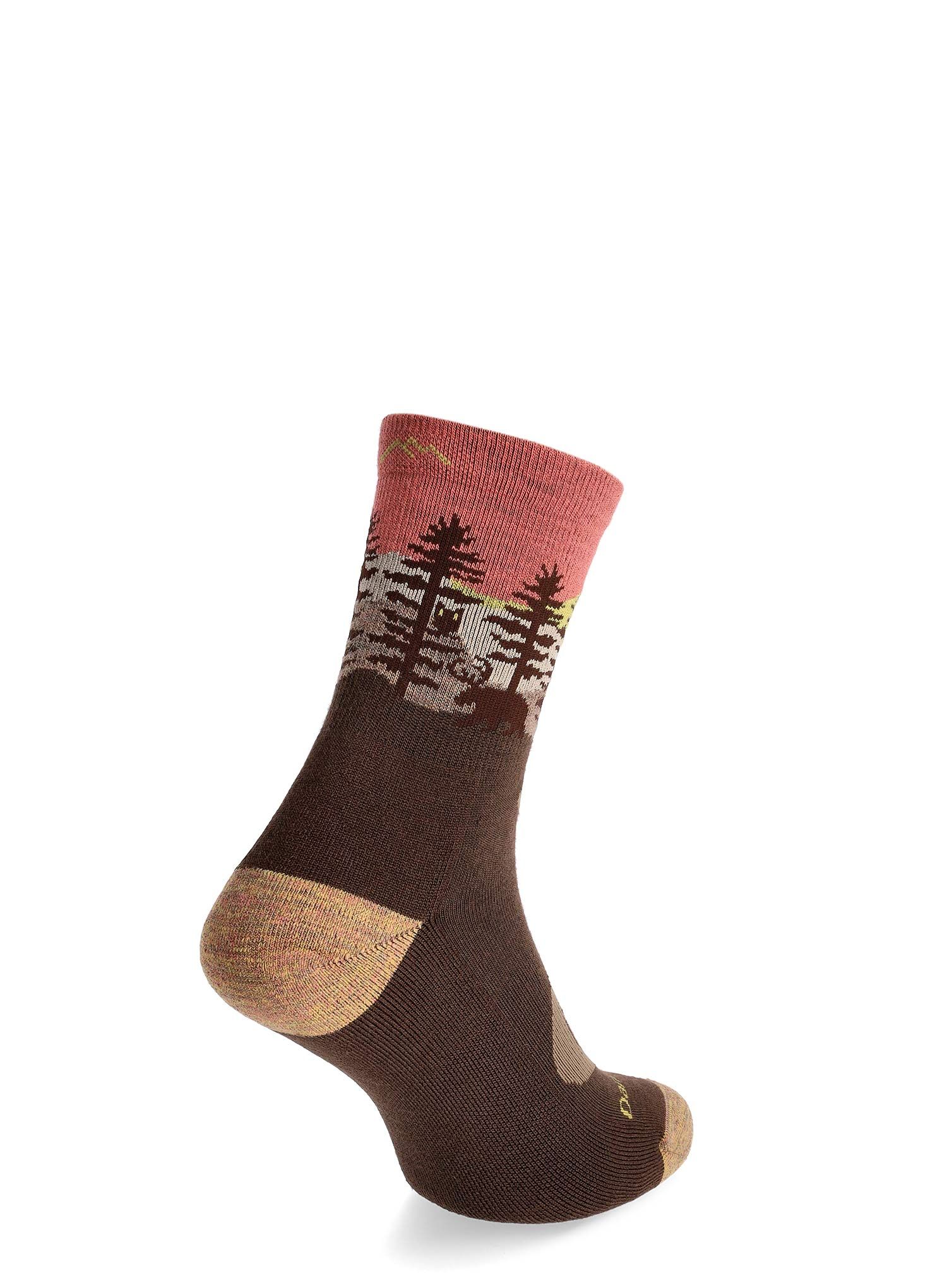 Socken Damen Darn Tough Northwoods Micro Crew Midweight with Cushion - earth