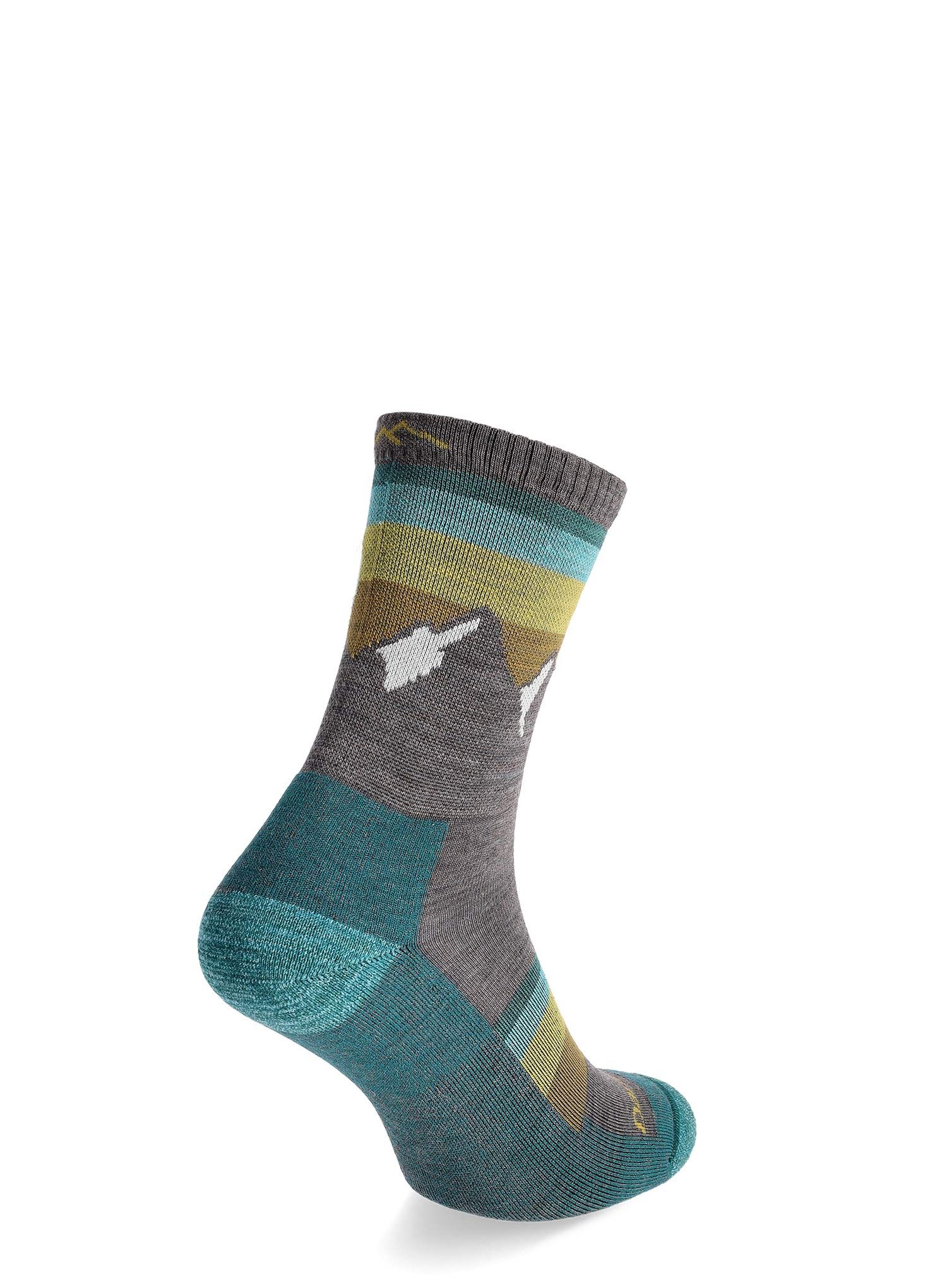 Socken Damen Darn Tough Sunset Ledge Micro Crew Lightweight with Cushion - taupe