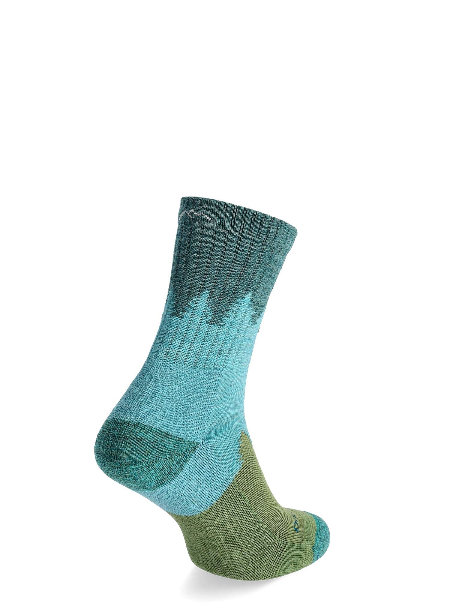 Socken Damen Darn Tough Treeline Micro Crew Midweight with Cushion - aqua