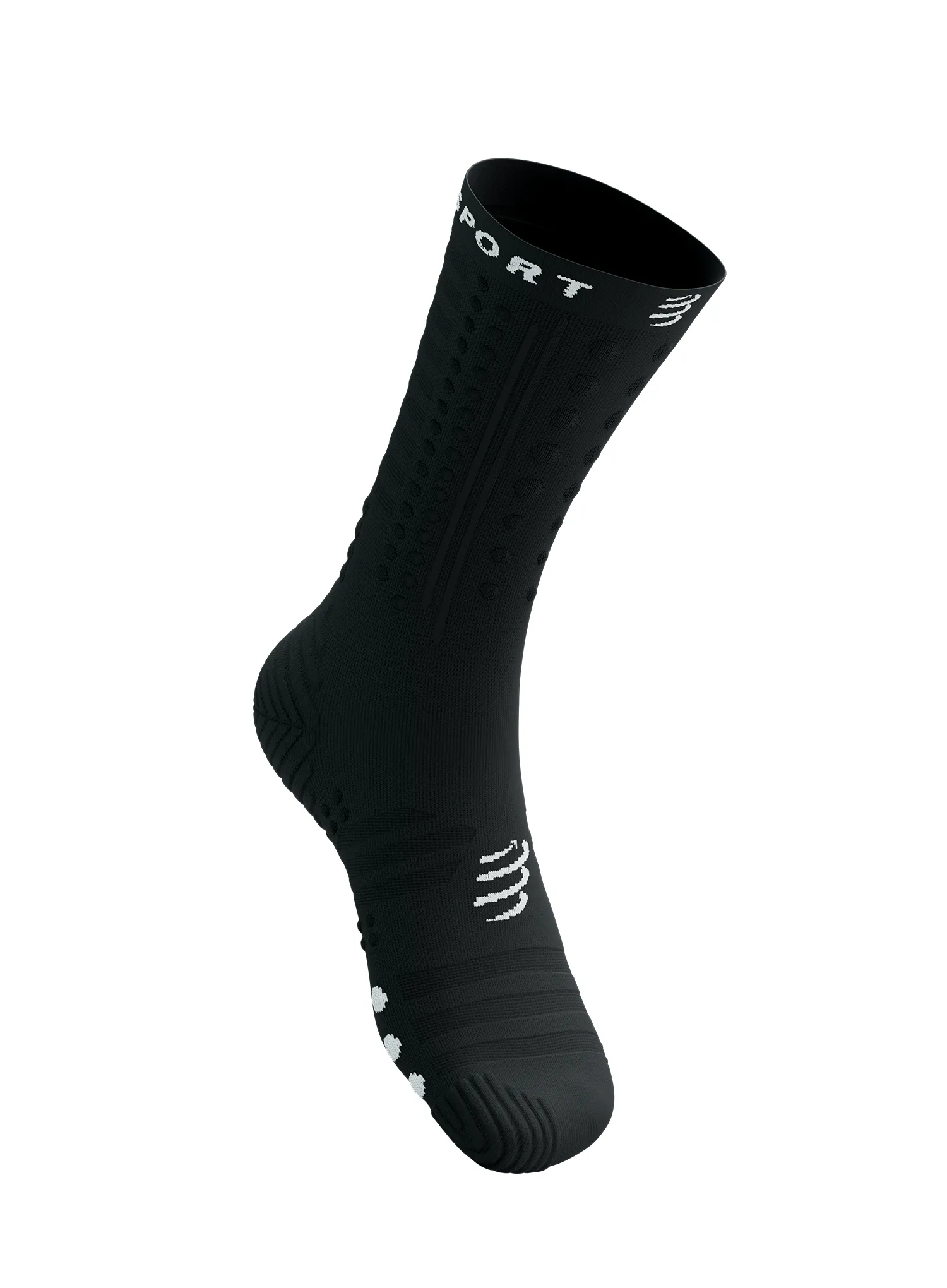 Laufsocken Compressport Aero Socks 2.0 - black/white